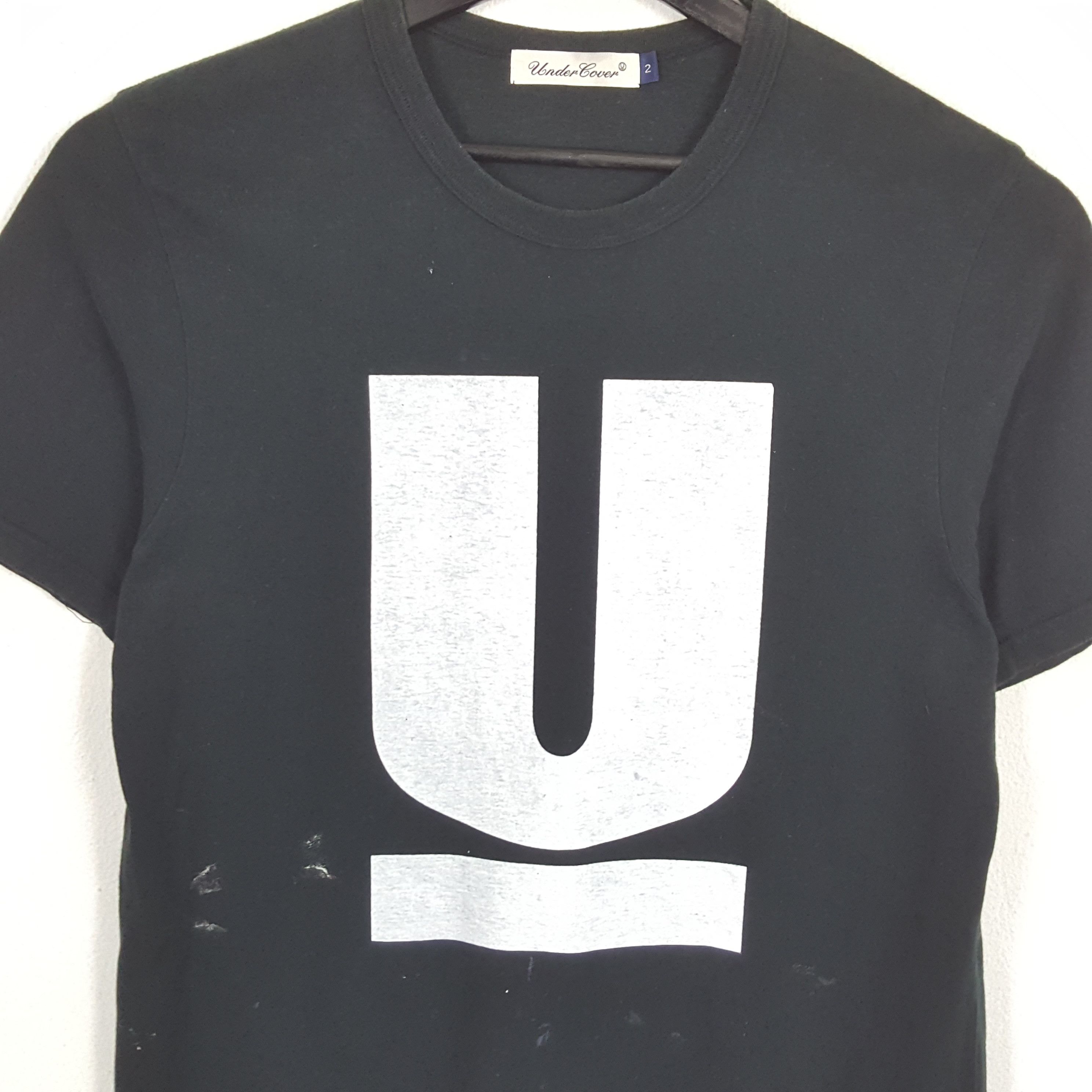 Japanese Brand × Undercover UNDERCOVER Japanese Brand Custom Big Logo Tshirt Size US M / EU 48-50 / 2 - 2 Thumbnail
