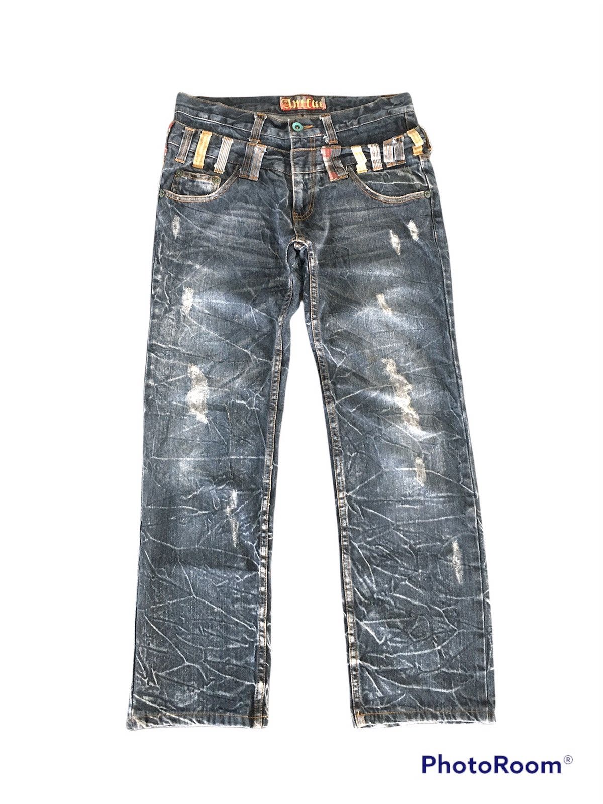 Japanese Brand JapanBrand Anttful Distressed Gravity Savage Size US 31 - 3 Thumbnail