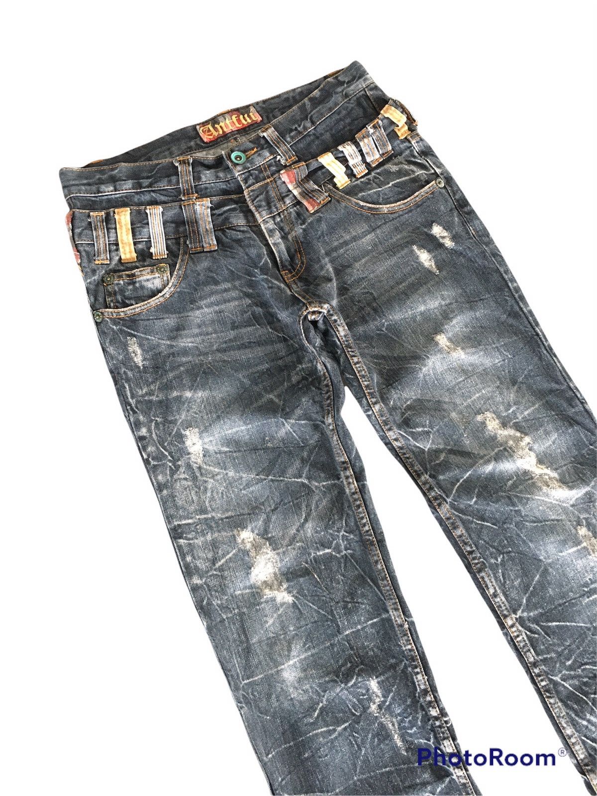 Japanese Brand JapanBrand Anttful Distressed Gravity Savage Size US 31 - 4 Thumbnail