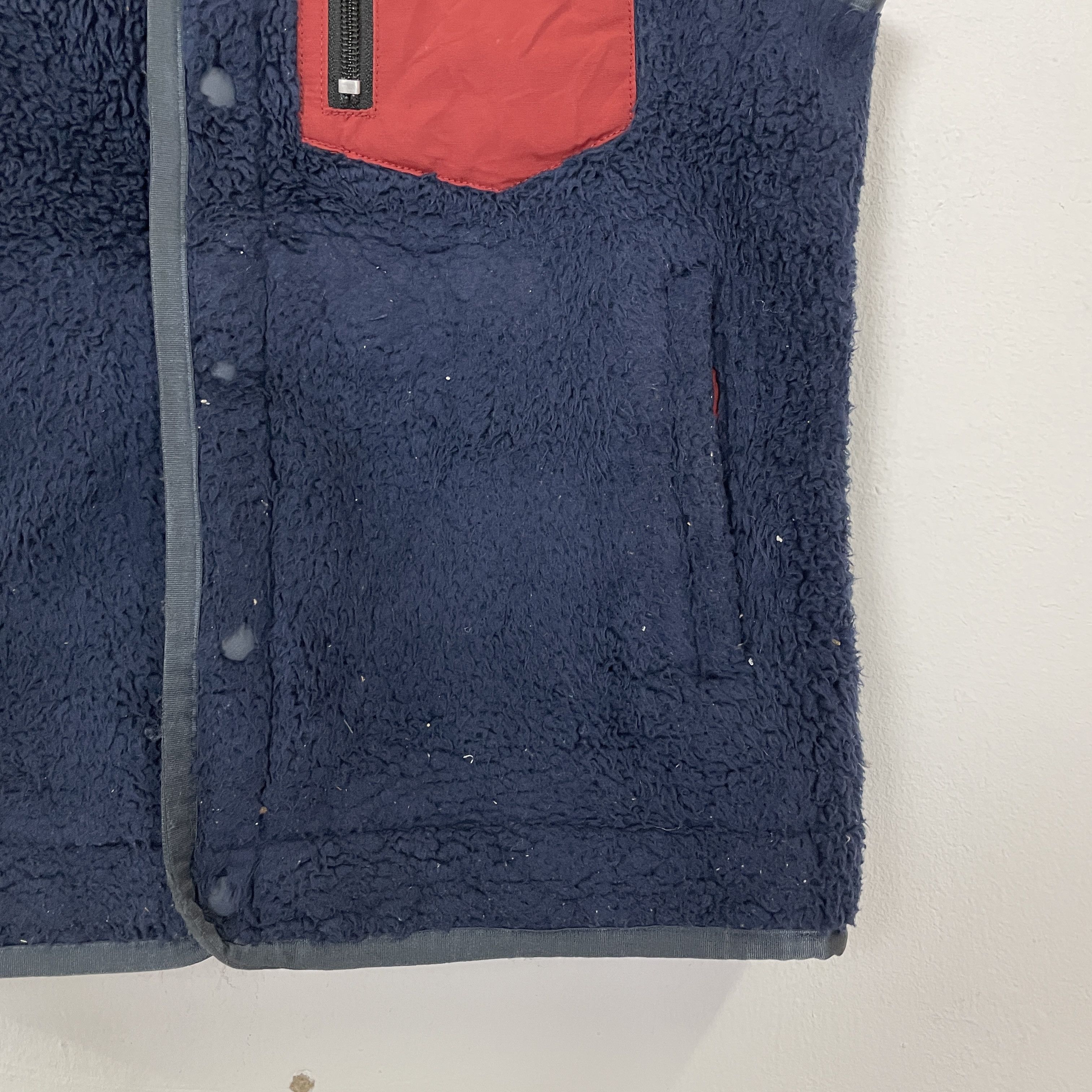 Vintage Beams Heart Button Ups Fleece Vest