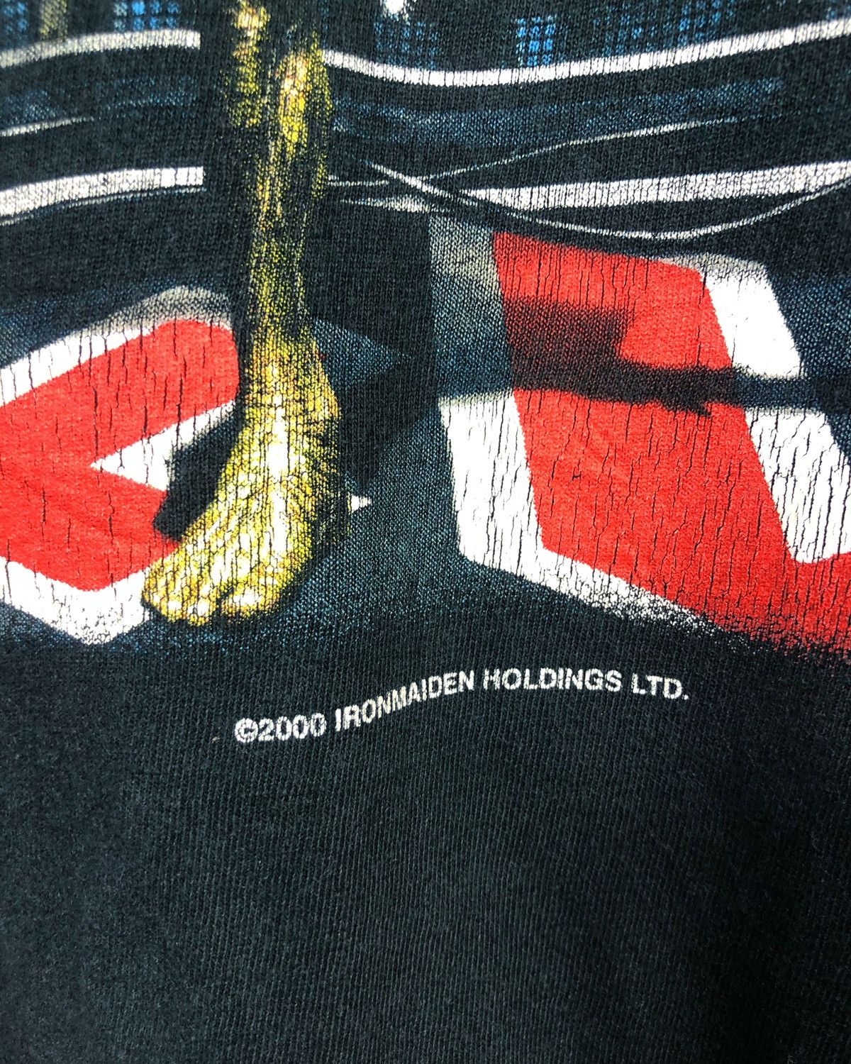 Iron Maiden Rare Vintage 2000s Iron Maiden Brave New World US Tour Tee Size US XL / EU 56 / 4 - 4 Thumbnail