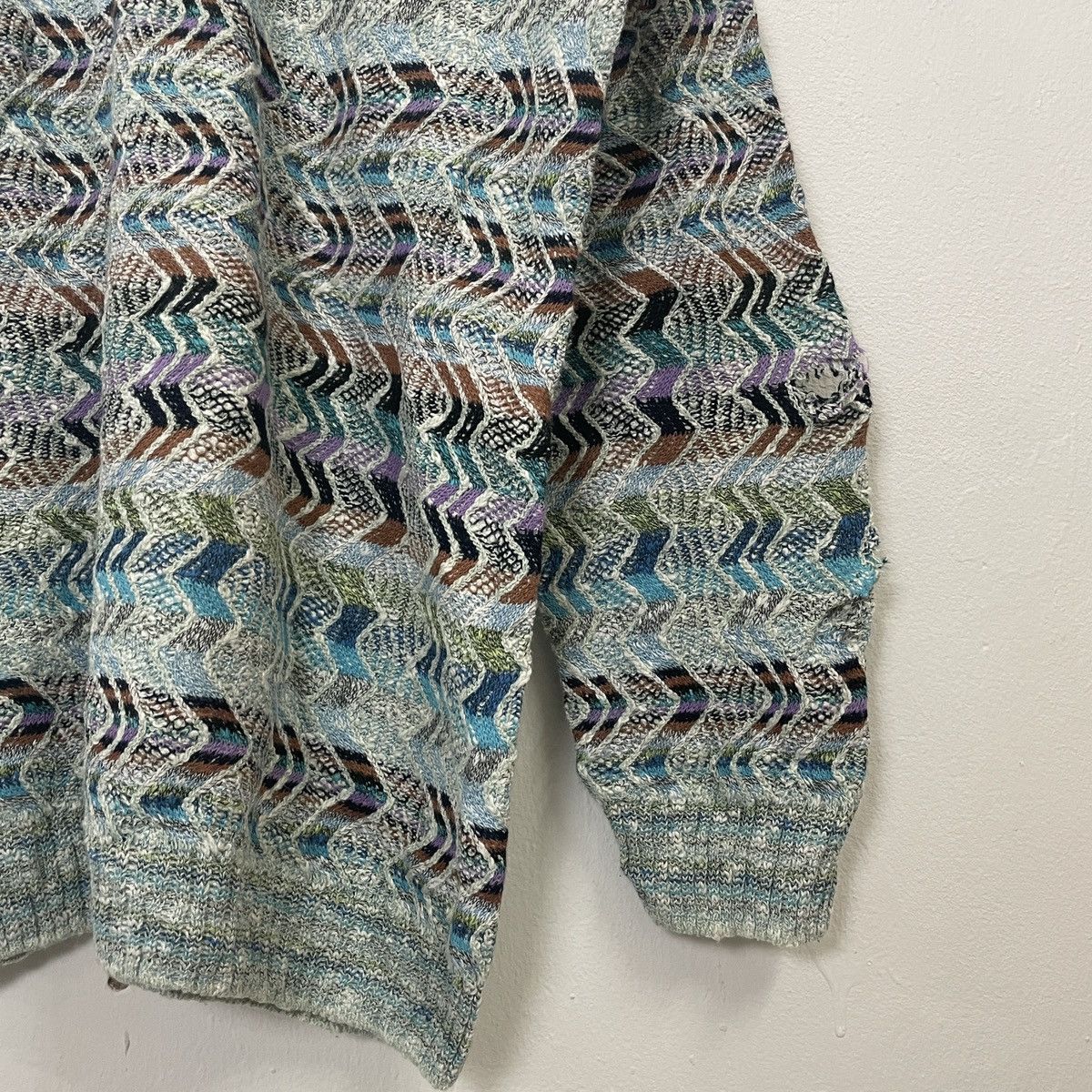Aran Isles Knitwear Vintage Fantasie Di Settembre Jumper Knitwear Size US L / EU 52-54 / 3 - 2 Thumbnail