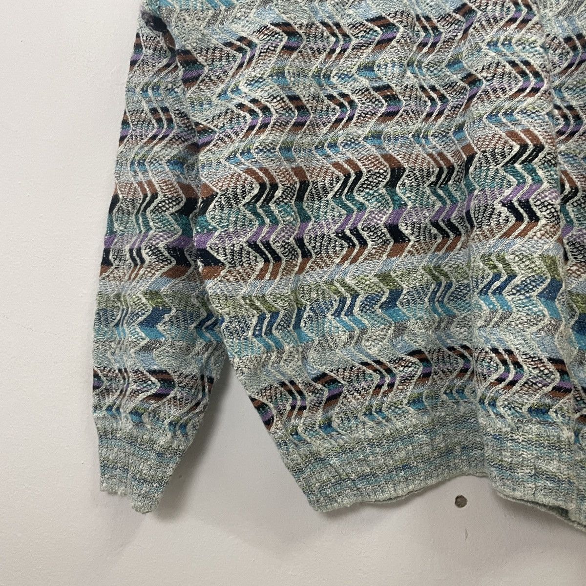 Aran Isles Knitwear Vintage Fantasie Di Settembre Jumper Knitwear Size US L / EU 52-54 / 3 - 3 Thumbnail