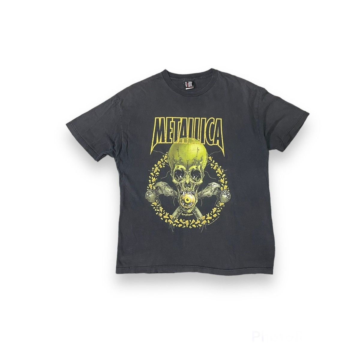 冬バーゲン☆】 METALLICA 2001 PUSHEAD NO LEAF CLOVER Tシャツ