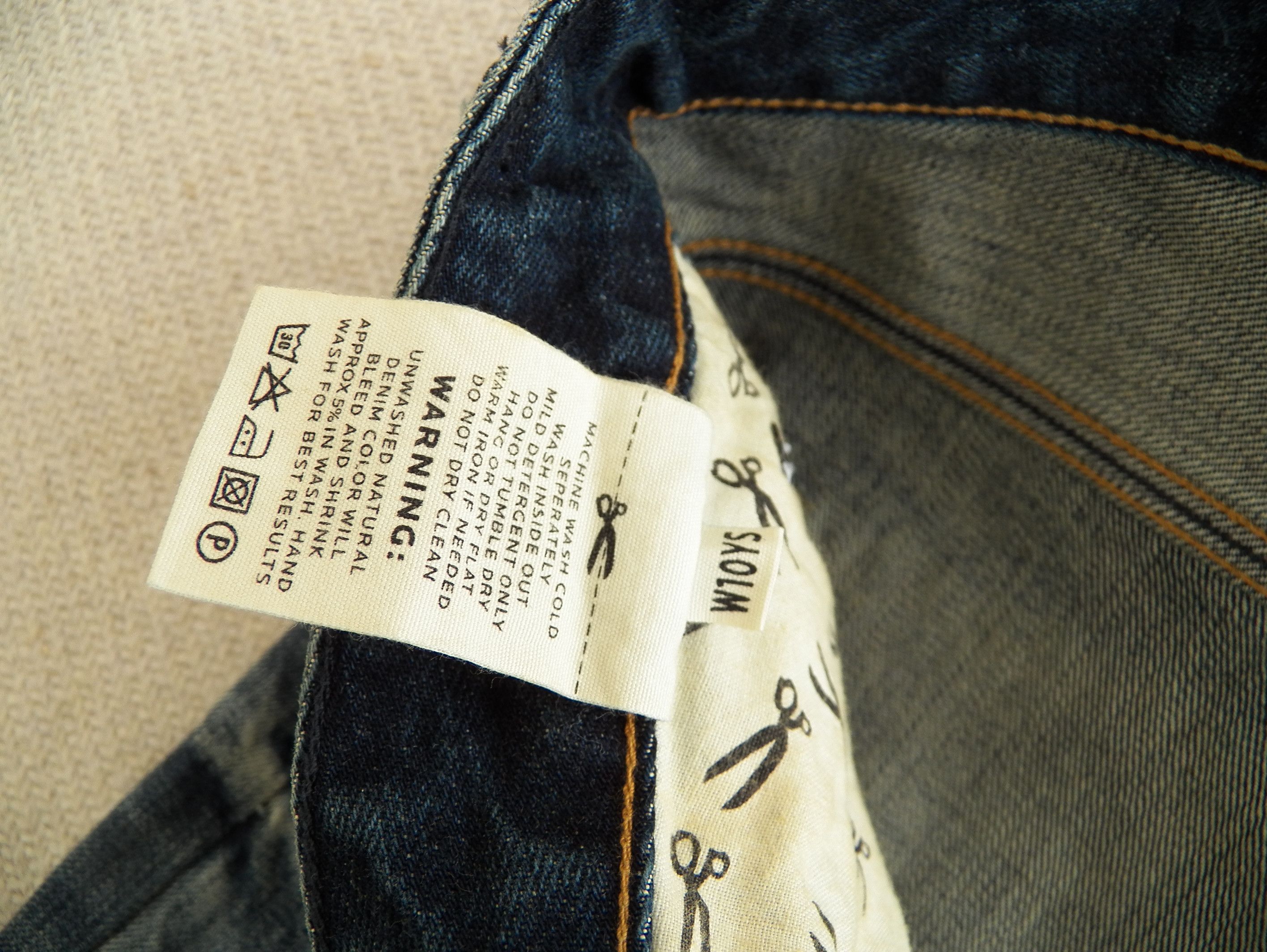 DENHAM Boyfriend Jeans W27 L32 W10YS Selvedge Factory Distressed Size 27" / US 4 / IT 40 - 4 Thumbnail
