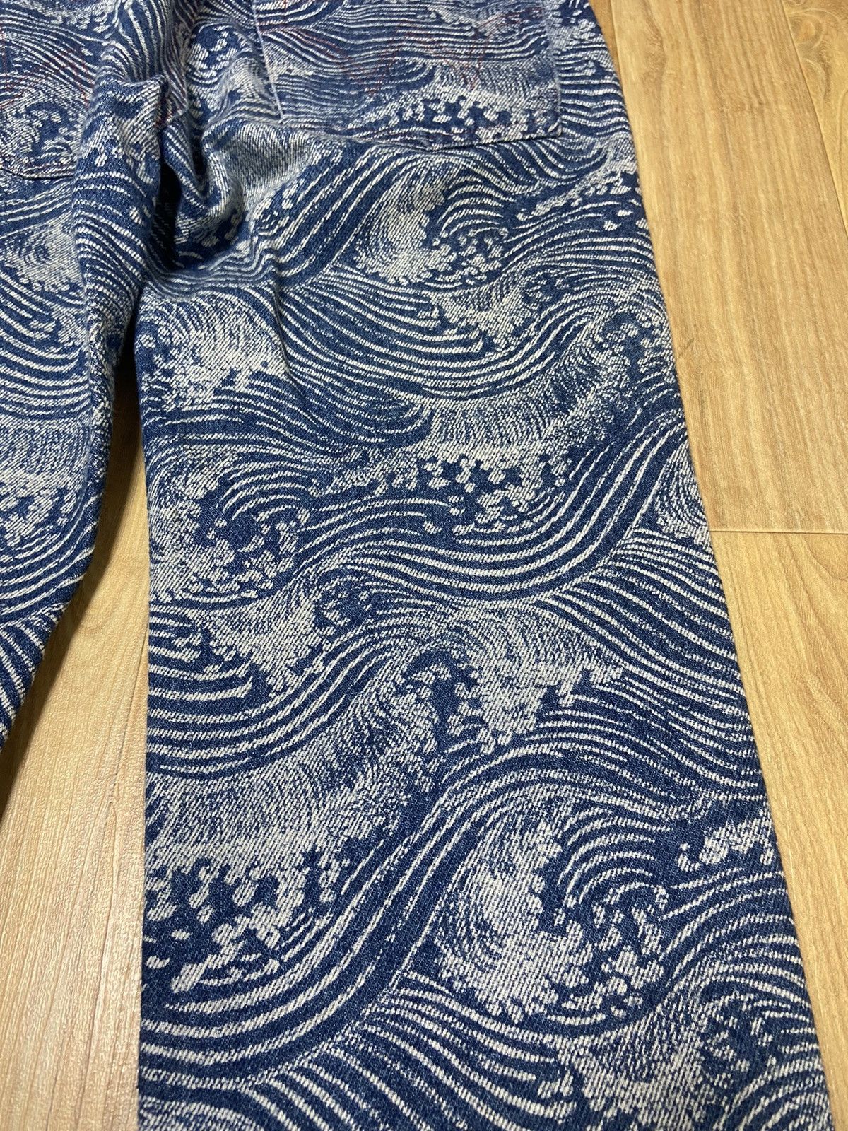 Vivienne Westwood 40 Vivienne westwood aw92 The Great Waves denim pants jeans Size US 27 - 11 Thumbnail