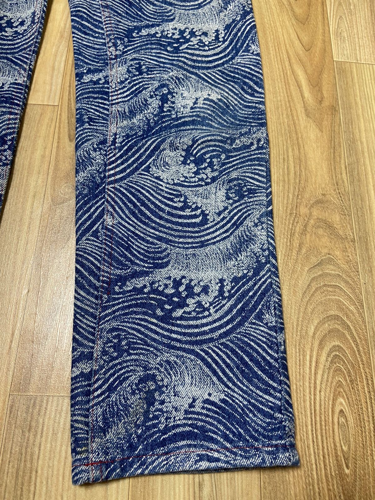 Vivienne Westwood 40 Vivienne westwood aw92 The Great Waves denim pants jeans Size US 27 - 5 Thumbnail