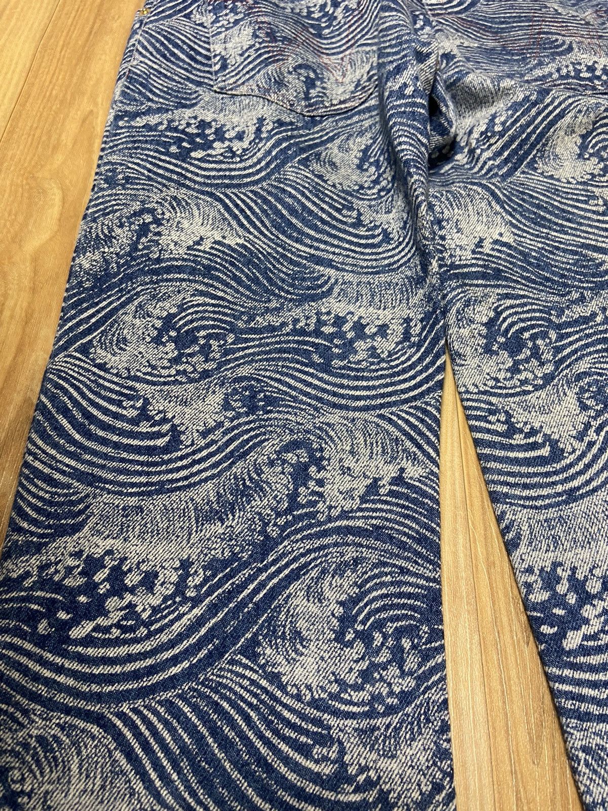 Vivienne Westwood 40 Vivienne westwood aw92 The Great Waves denim pants jeans Size US 27 - 13 Thumbnail
