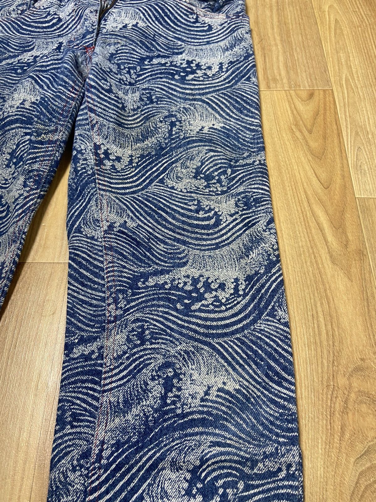 Vivienne Westwood 40 Vivienne westwood aw92 The Great Waves denim pants jeans Size US 27 - 6 Thumbnail