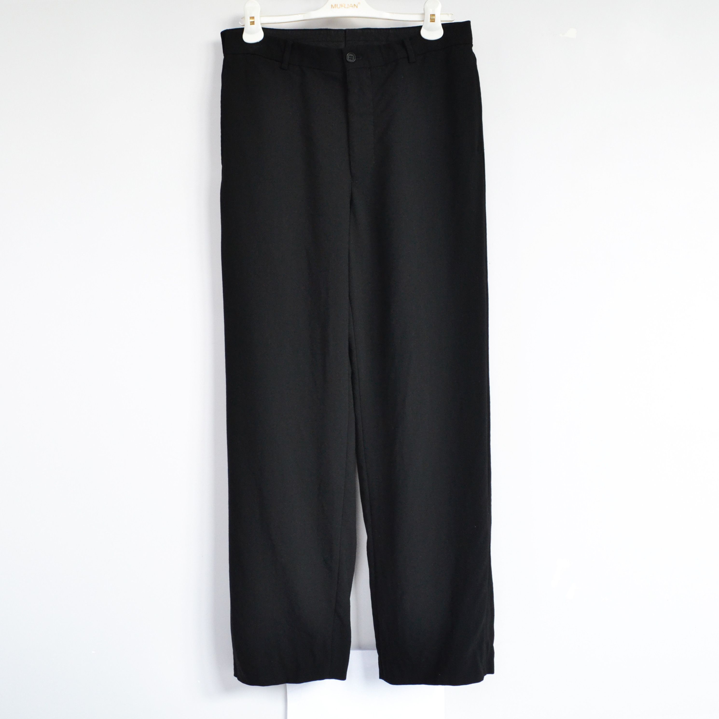 Emporio Armani Emporio Armani Suit Black Blazer Pants Wool 90s Black Size 50R - 9 Thumbnail