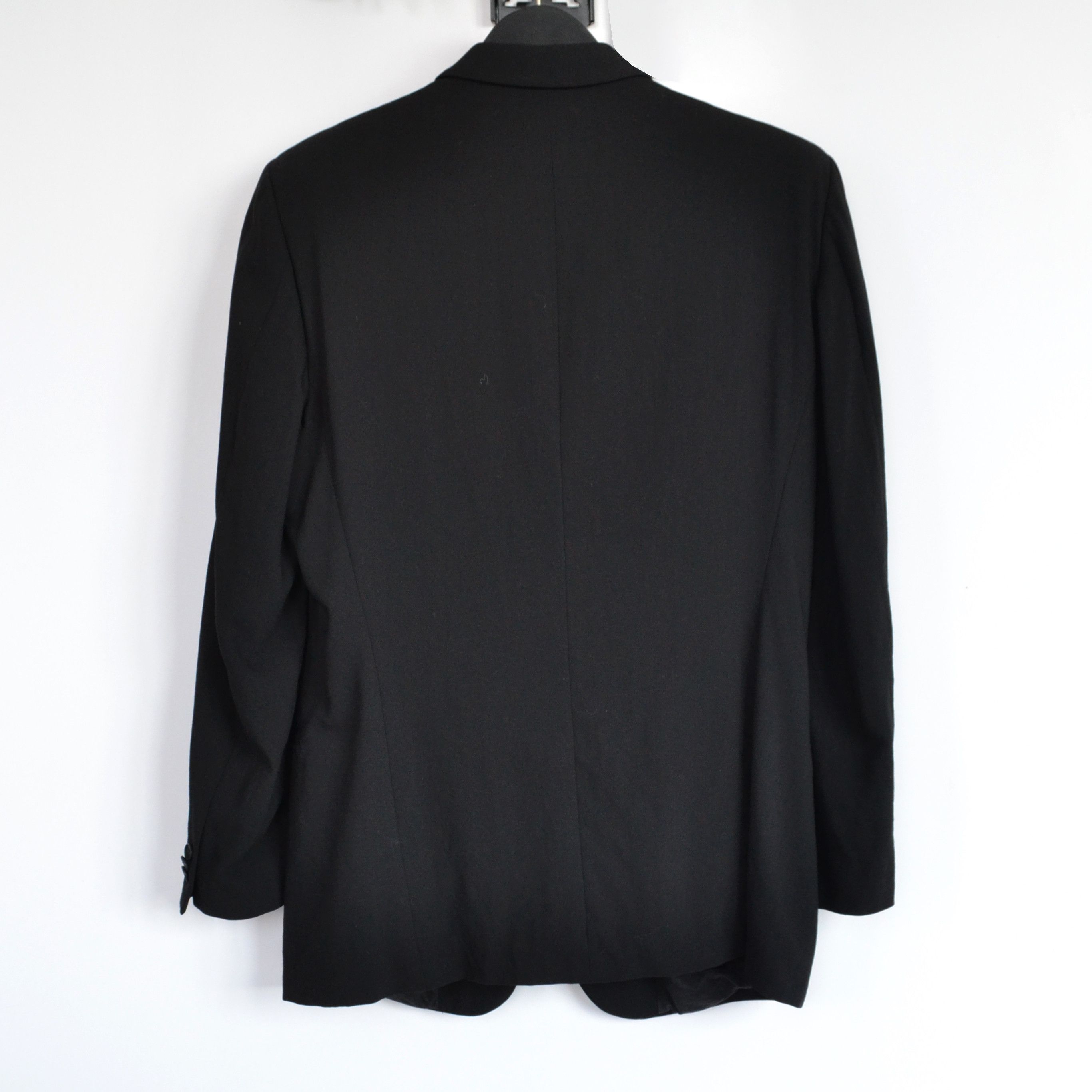 Emporio Armani Emporio Armani Suit Black Blazer Pants Wool 90s Black Size 50R - 7 Thumbnail