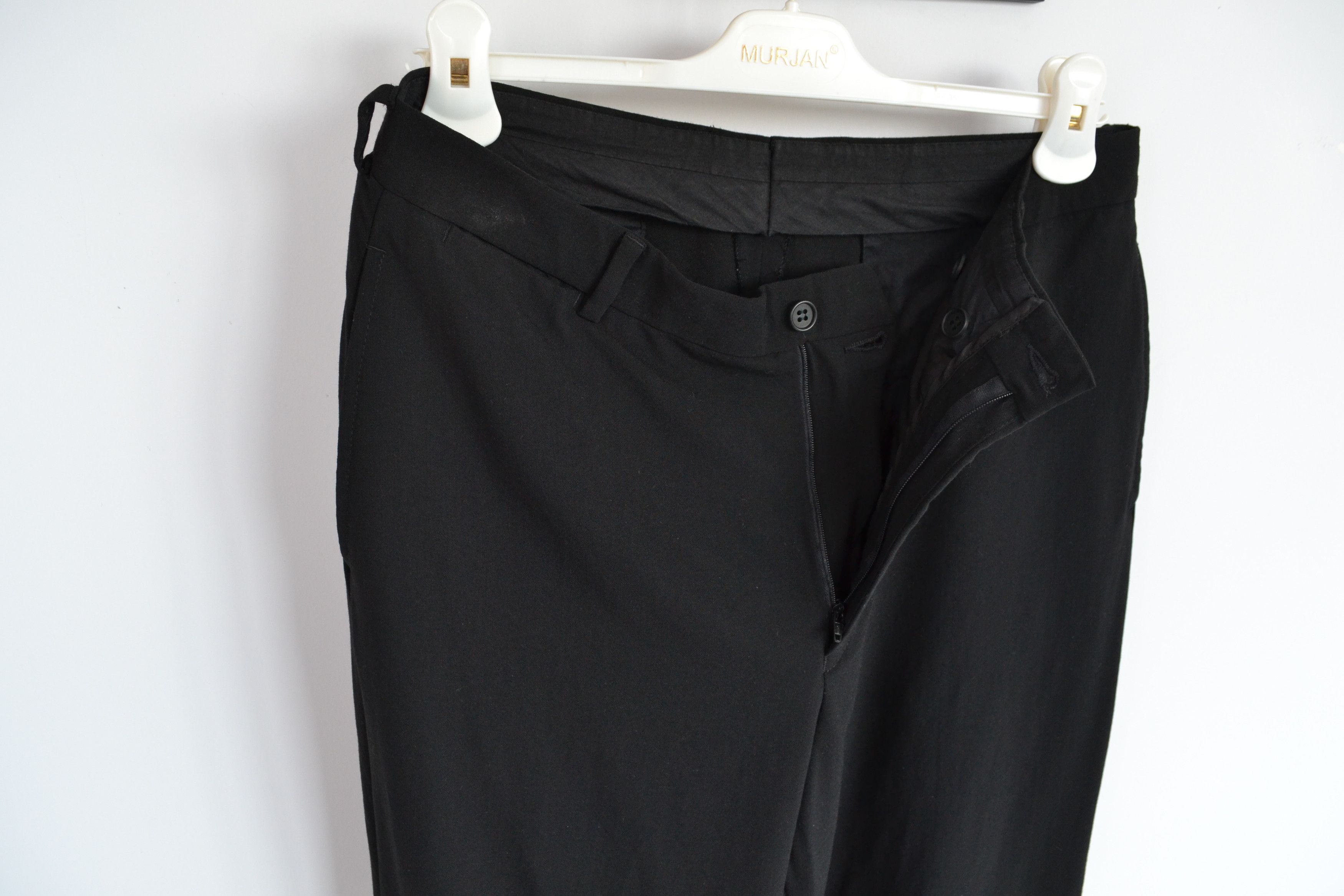 Emporio Armani Emporio Armani Suit Black Blazer Pants Wool 90s Black Size 50R - 11 Thumbnail