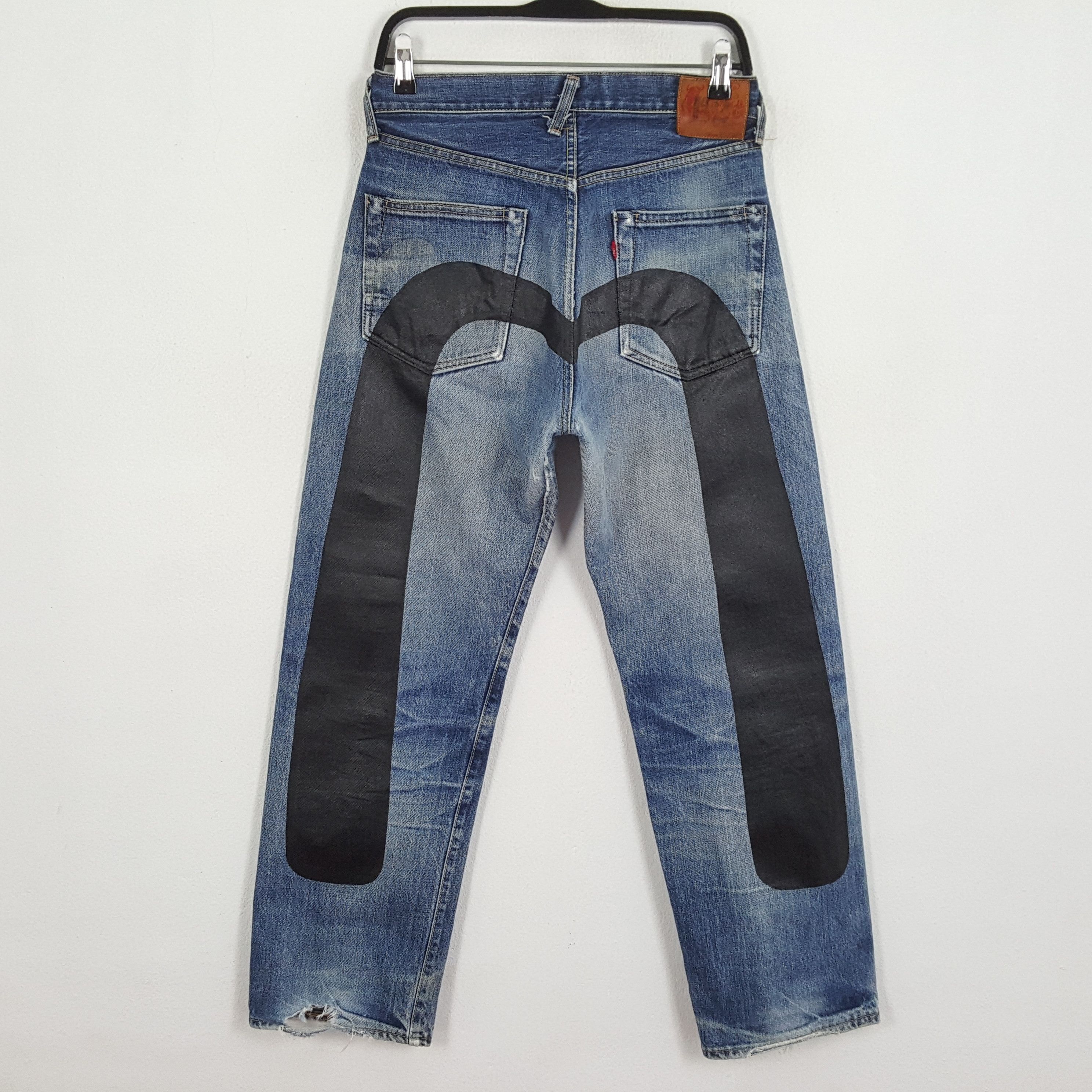 EVIS Streetwear Skateboard Style Custom Logo Jeans