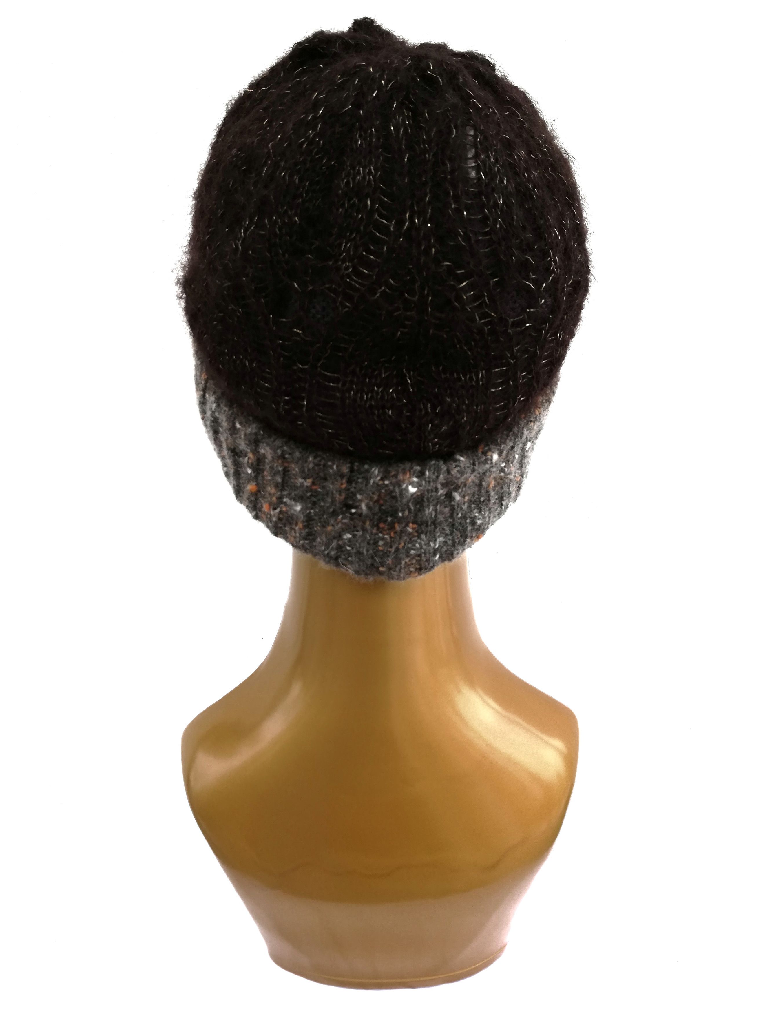 CA4LA 🔥Ca4la Hand Knitted Punk Style Knitwear Beret/Pattern Cap Size ONE SIZE - 4 Thumbnail