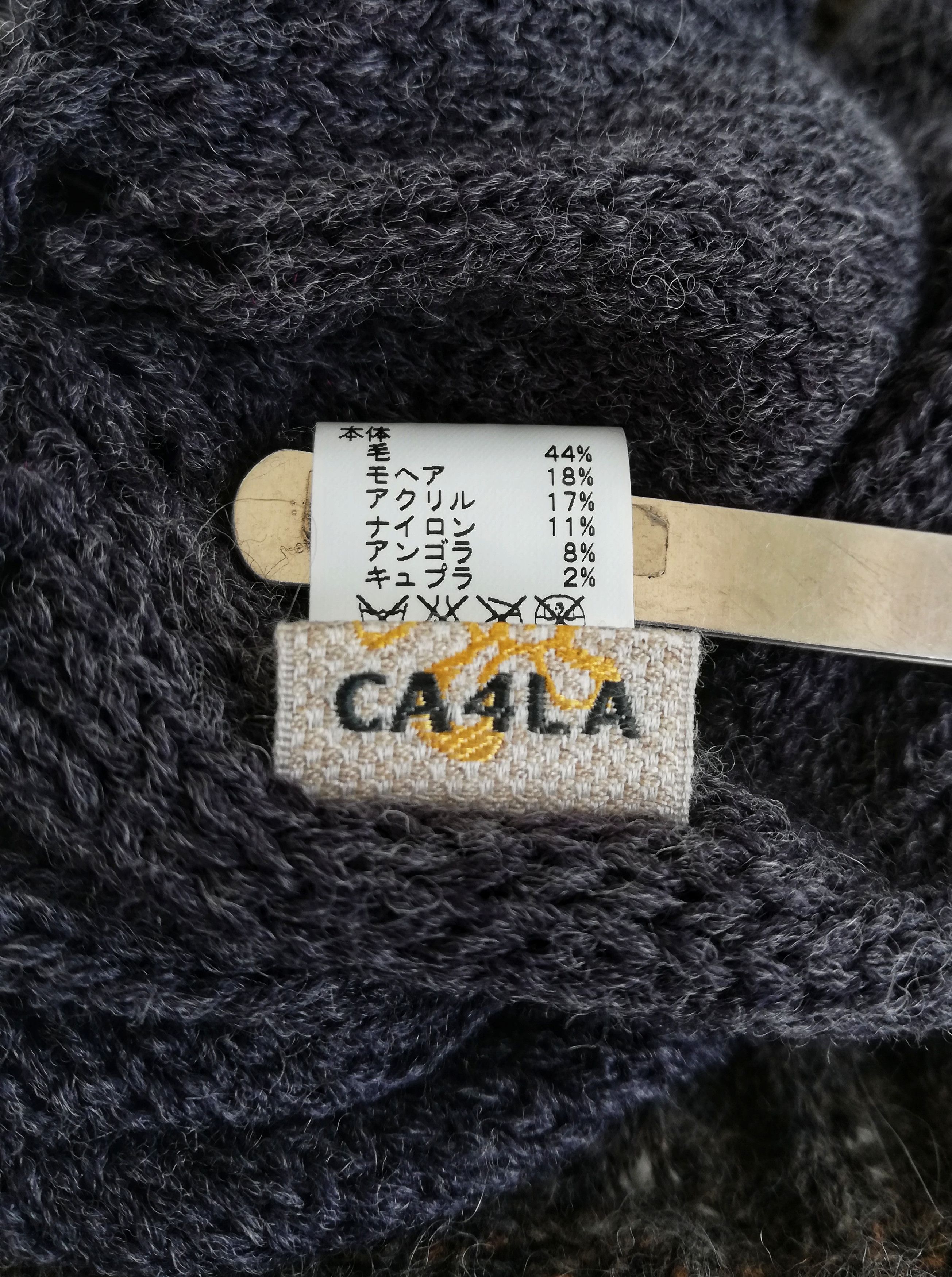 CA4LA 🔥Ca4la Hand Knitted Punk Style Knitwear Beret/Pattern Cap Size ONE SIZE - 12 Thumbnail