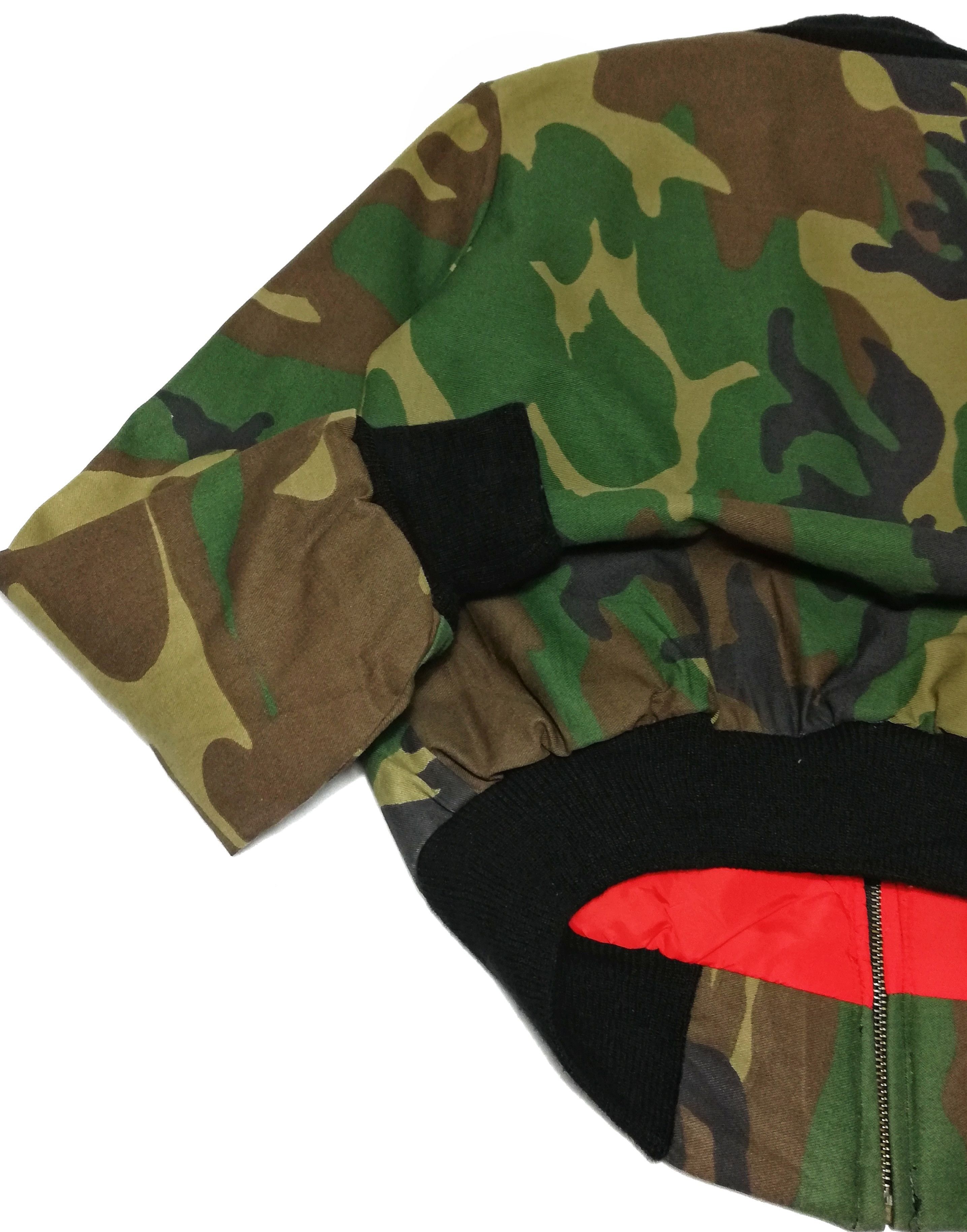 Vintage 🔥ICONIC Vintage Camouflage Military Bomber MA-1 Jacket🔥 Size US XXS / EU 40 - 10 Thumbnail