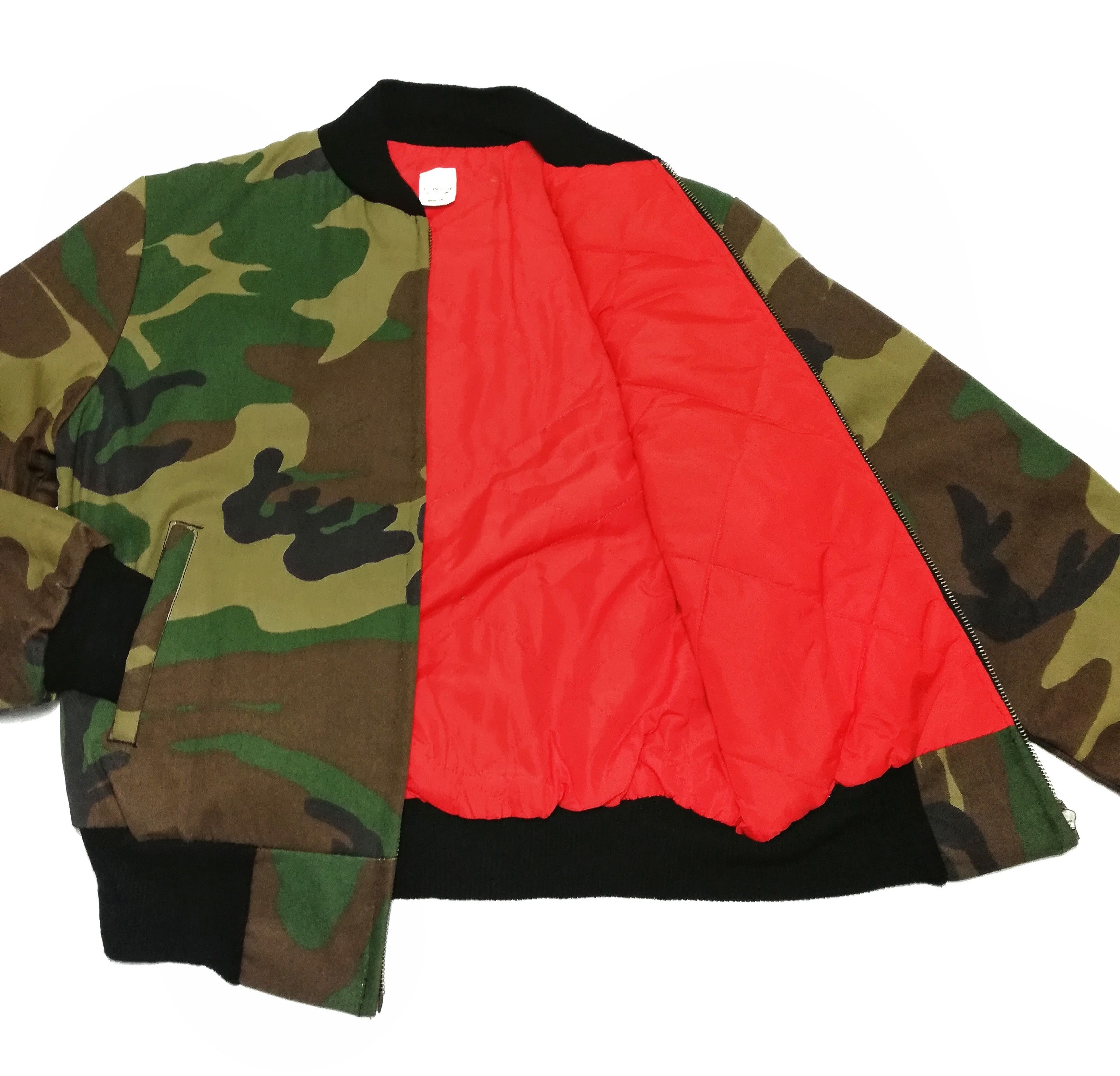 Vintage 🔥ICONIC Vintage Camouflage Military Bomber MA-1 Jacket🔥 Size US XXS / EU 40 - 4 Thumbnail