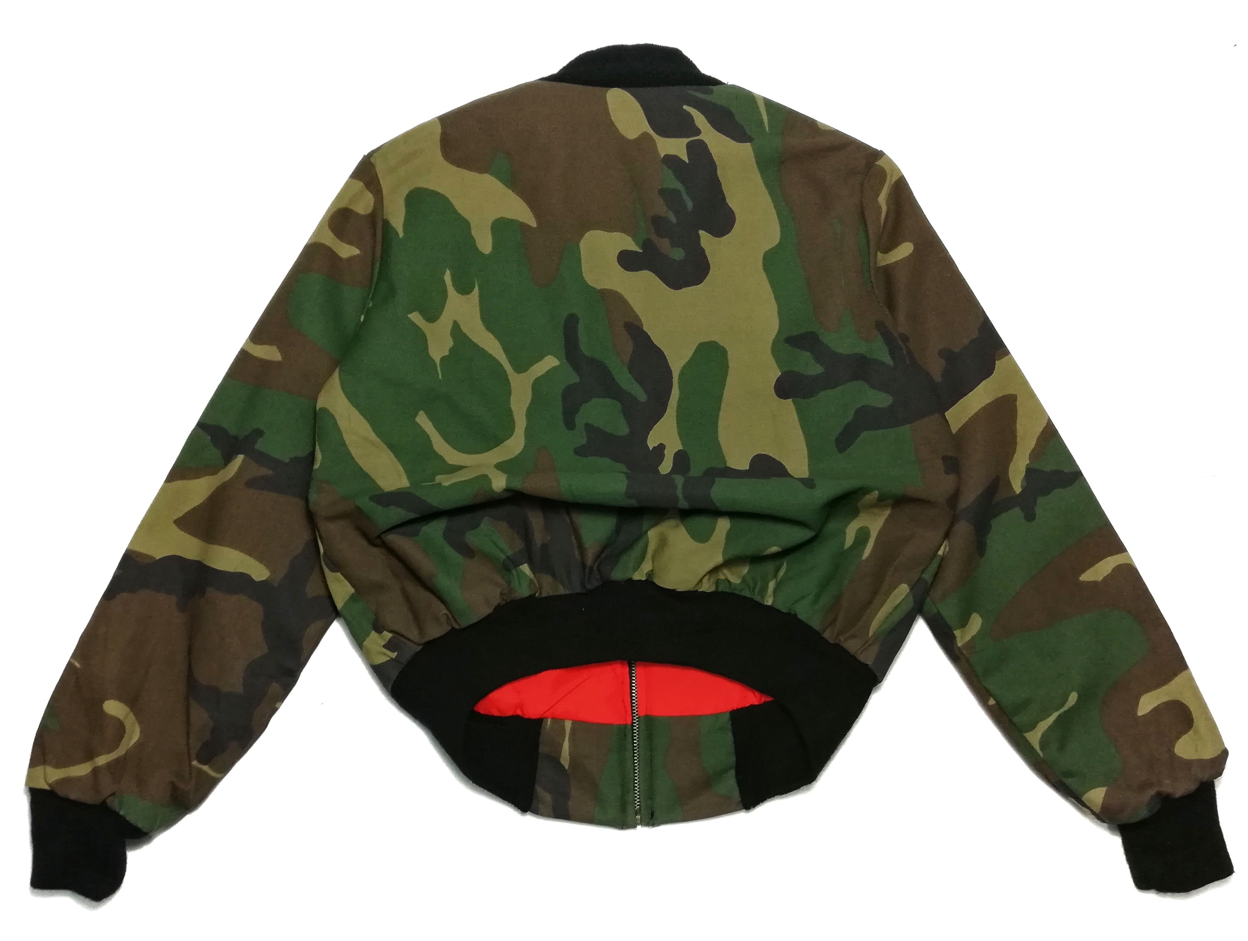 Vintage 🔥ICONIC Vintage Camouflage Military Bomber MA-1 Jacket🔥 Size US XXS / EU 40 - 8 Thumbnail