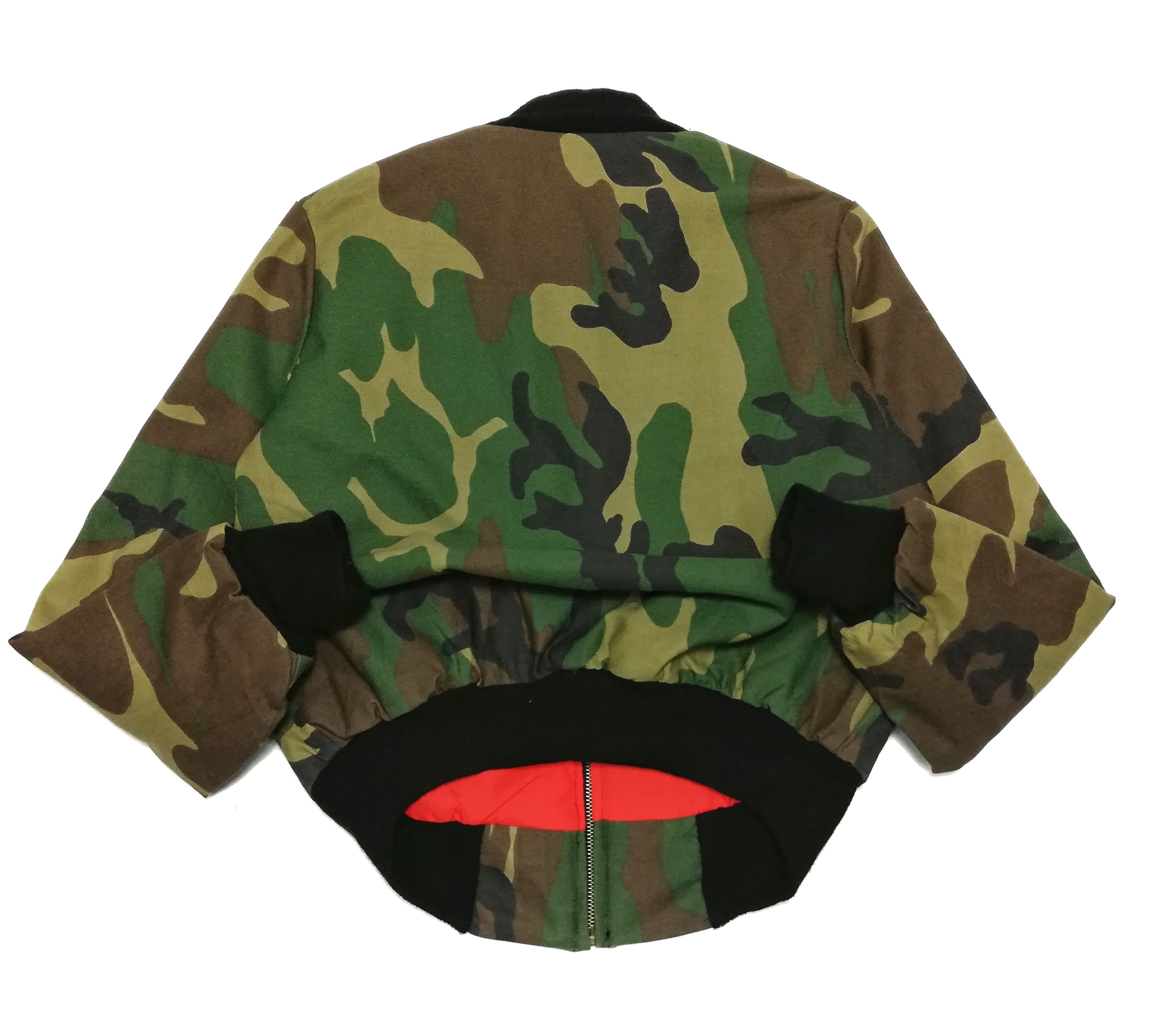 Vintage 🔥ICONIC Vintage Camouflage Military Bomber MA-1 Jacket🔥 Size US XXS / EU 40 - 9 Thumbnail