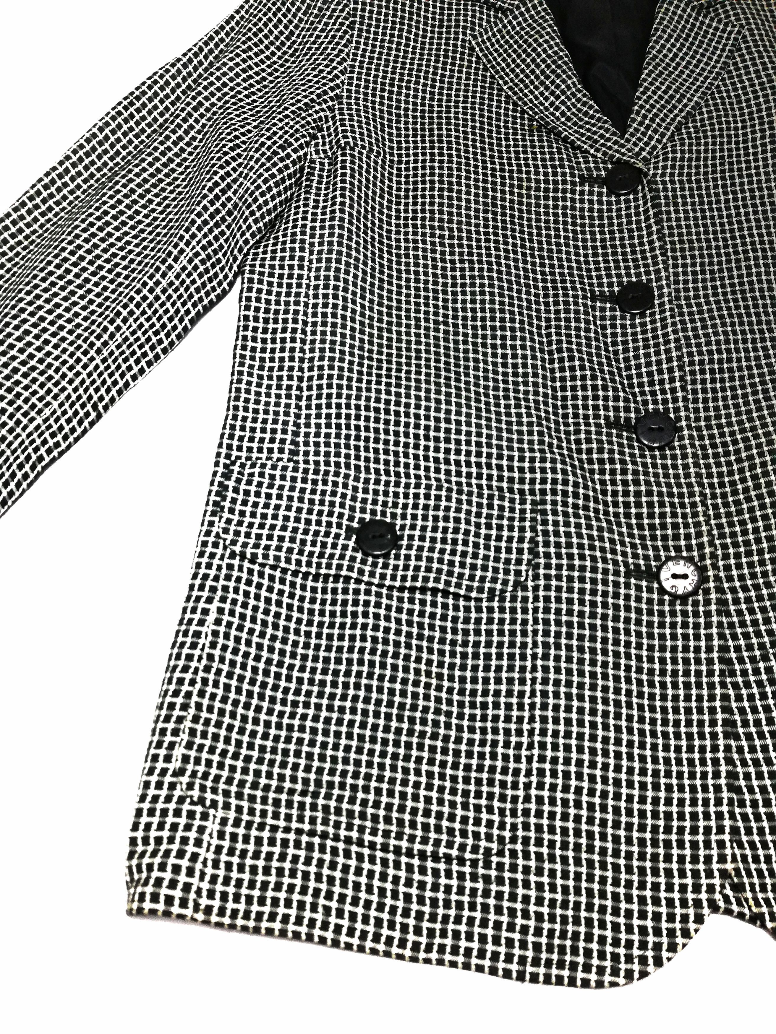 Givenchy 🔥Givenchy Glamour Acetate/Rayon Tartan Plaid Blazer Jacket Size US S / EU 44-46 / 1 - 3 Thumbnail