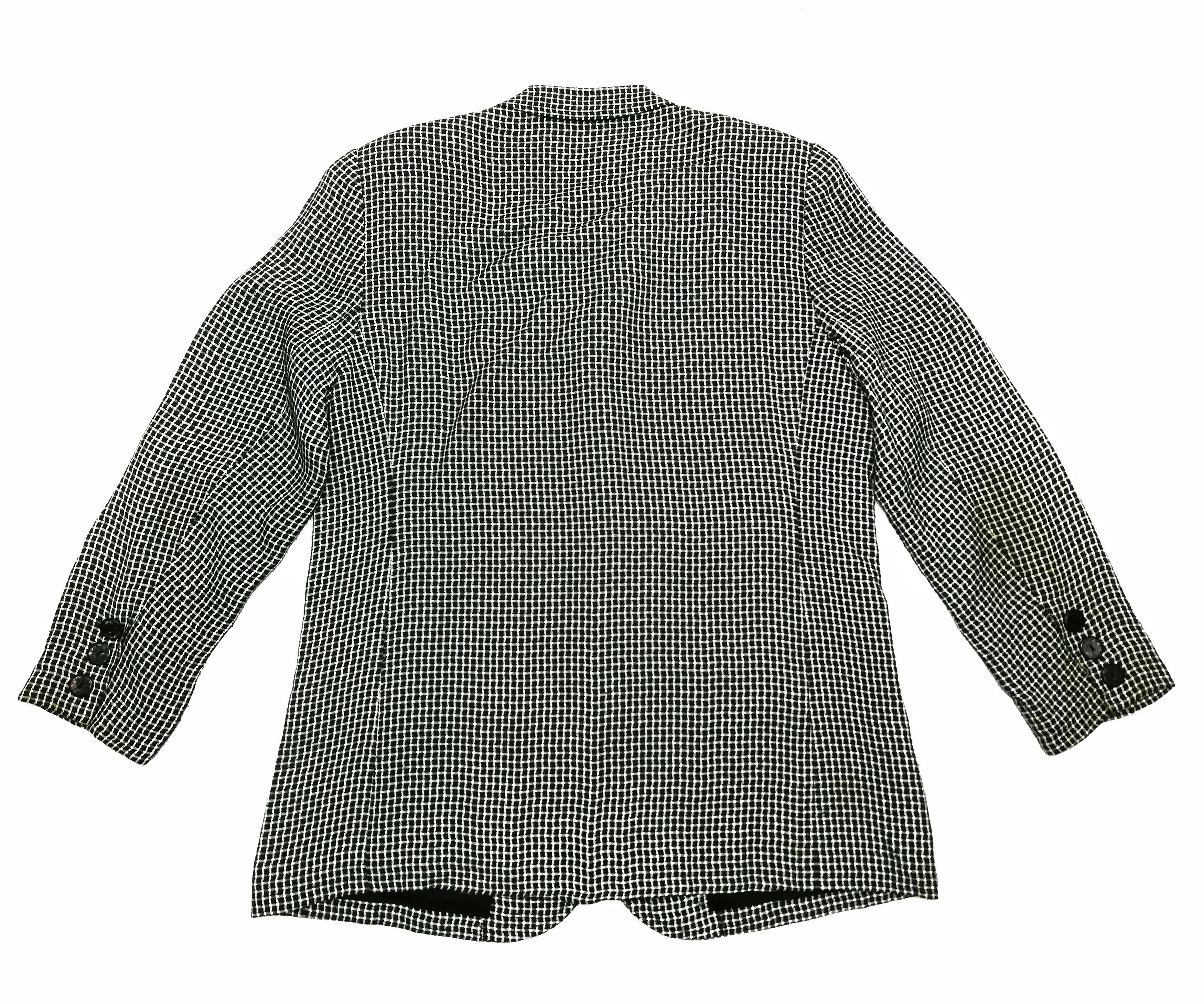 Givenchy 🔥Givenchy Glamour Acetate/Rayon Tartan Plaid Blazer Jacket Size US S / EU 44-46 / 1 - 15 Thumbnail