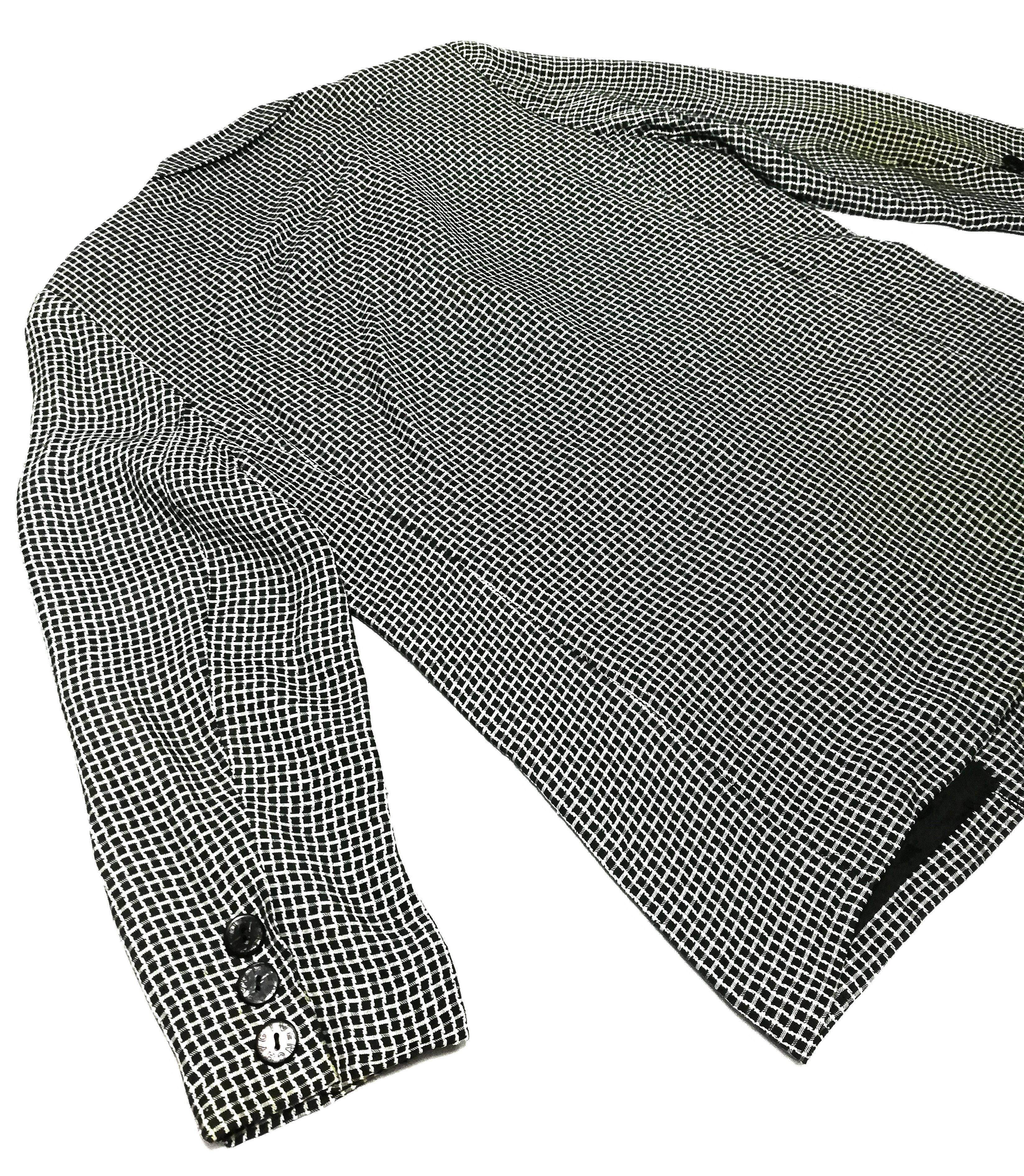 Givenchy 🔥Givenchy Glamour Acetate/Rayon Tartan Plaid Blazer Jacket Size US S / EU 44-46 / 1 - 16 Thumbnail