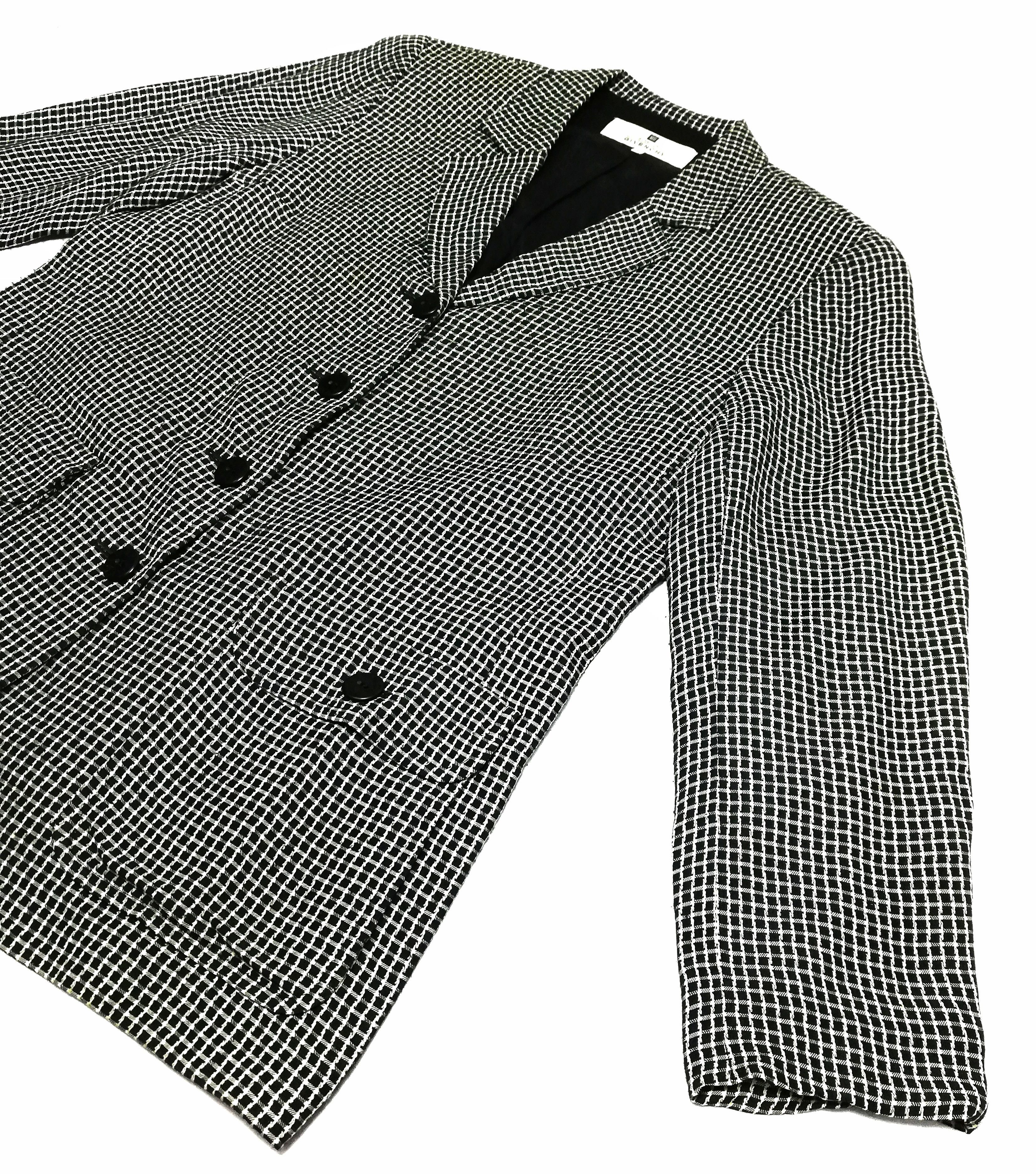 Givenchy 🔥Givenchy Glamour Acetate/Rayon Tartan Plaid Blazer Jacket Size US S / EU 44-46 / 1 - 2 Thumbnail