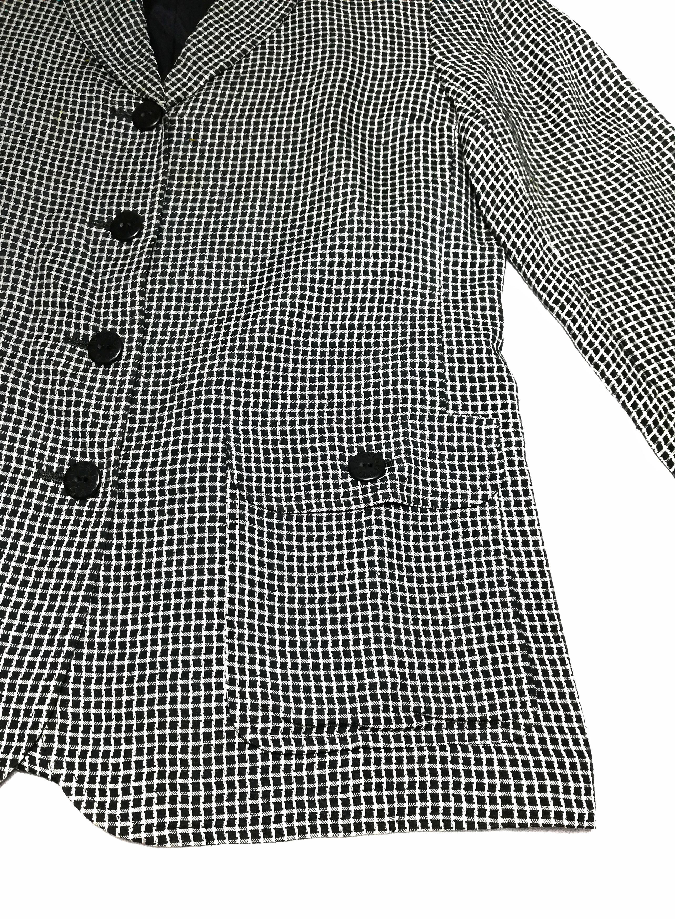 Givenchy 🔥Givenchy Glamour Acetate/Rayon Tartan Plaid Blazer Jacket Size US S / EU 44-46 / 1 - 4 Thumbnail