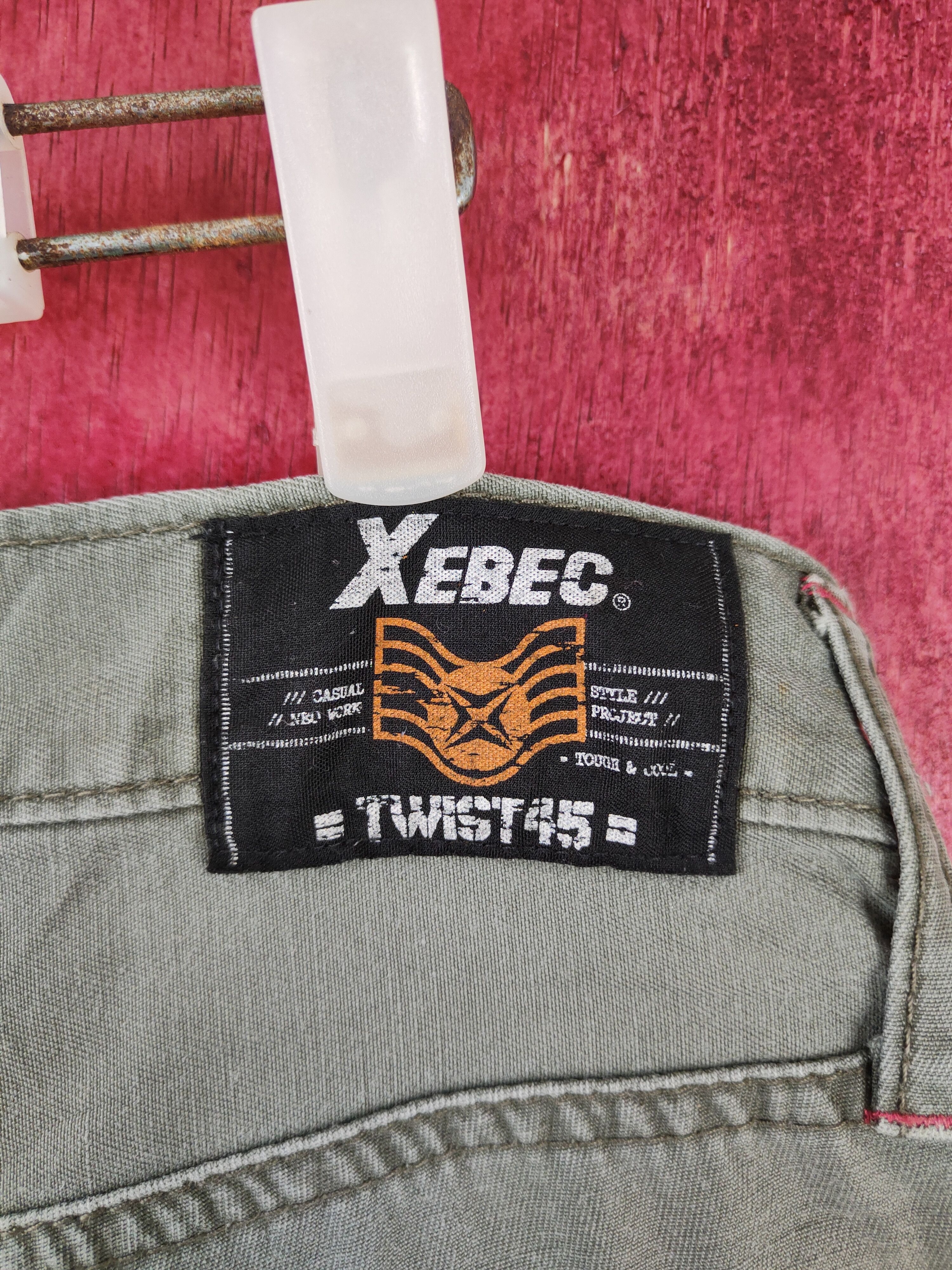 Japanese Brand Xebec-Twist45 Army Multi Pocket Tactical Cargo Pants #S440 Size US 31 - 12 Thumbnail