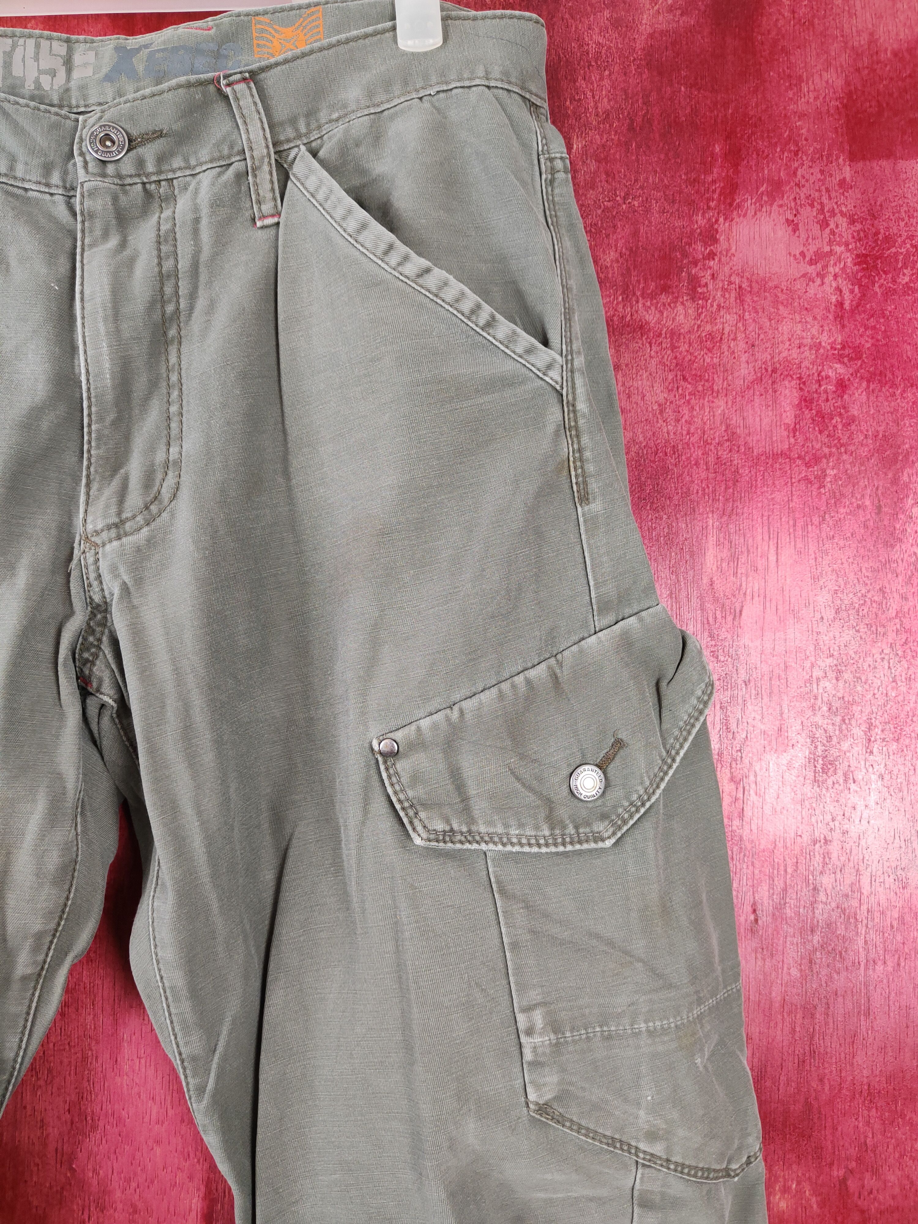 Japanese Brand Xebec-Twist45 Army Multi Pocket Tactical Cargo Pants #S440 Size US 31 - 6 Thumbnail