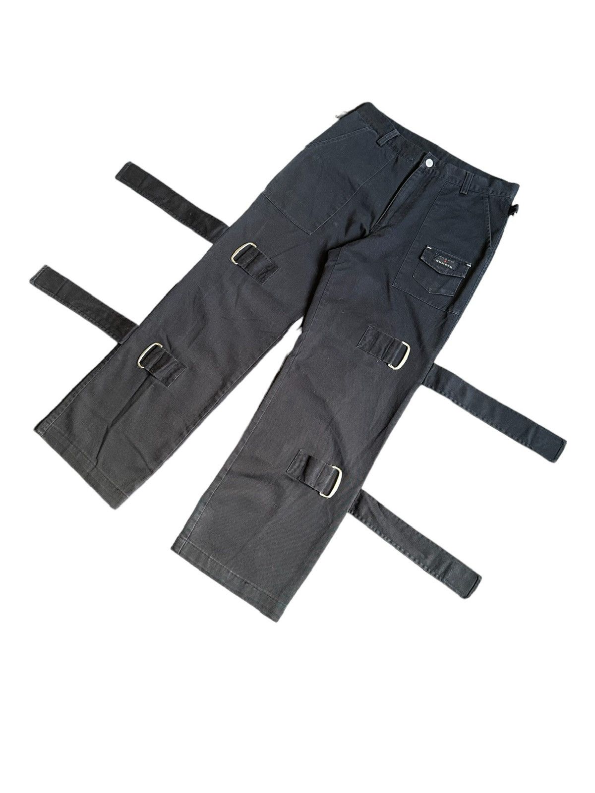 Seditionaries 90's Slash Number Velcro strap cargo punk pants Size US 30 / EU 46 - 5 Thumbnail