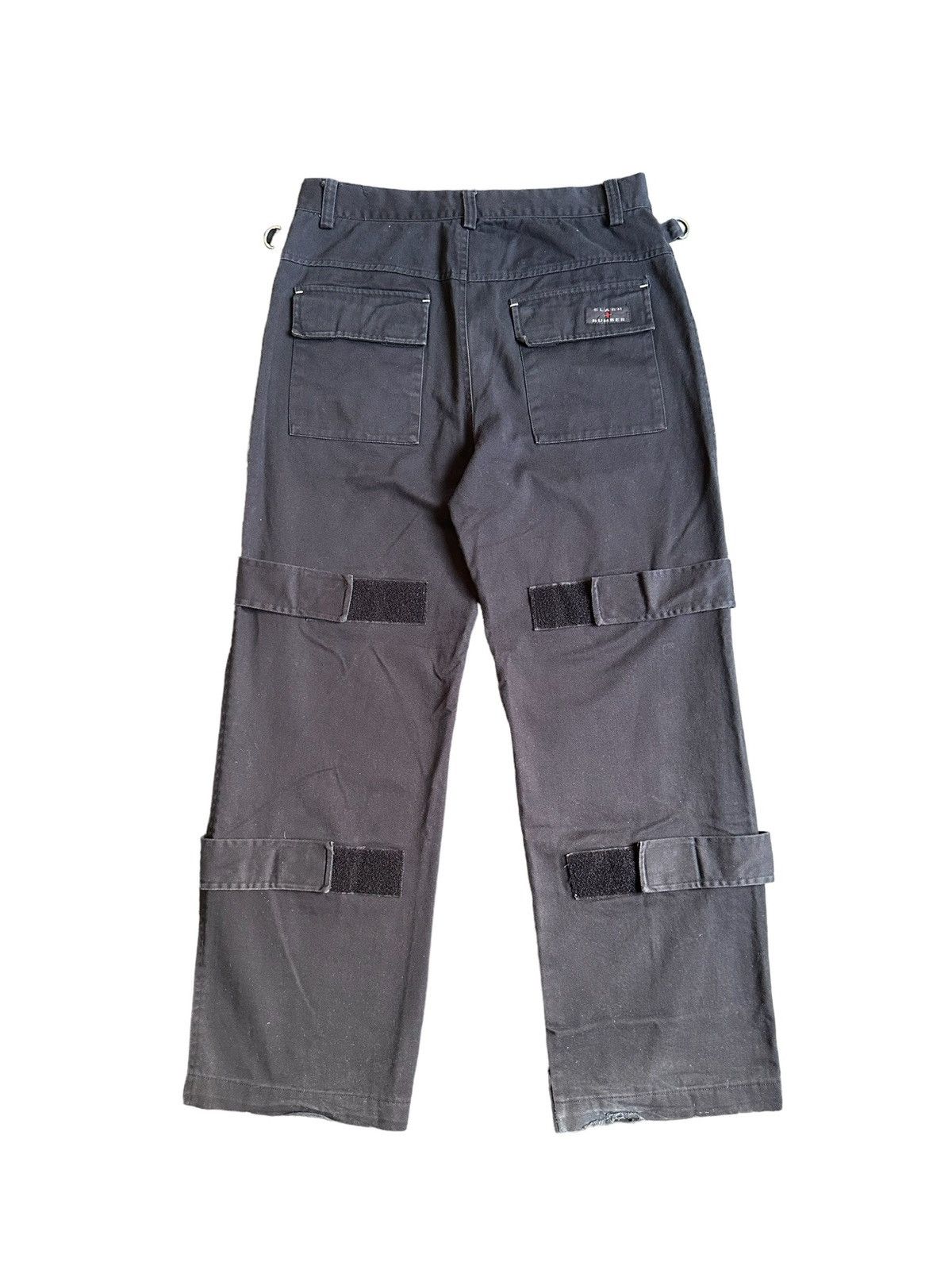 Seditionaries 90's Slash Number Velcro strap cargo punk pants Size US 30 / EU 46 - 6 Thumbnail