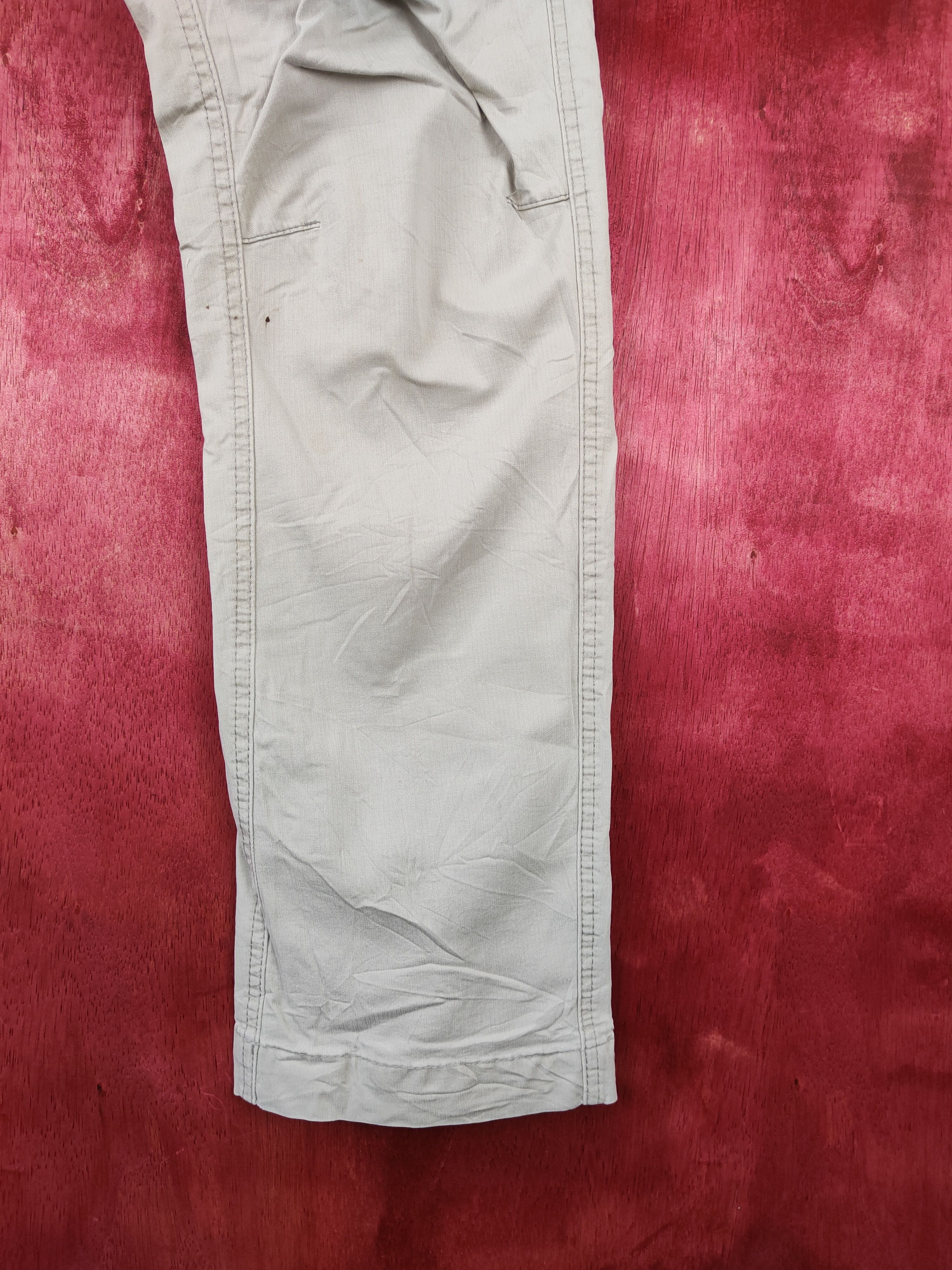 Japanese Brand Genba White Multi Pocket Tactical Cargo Pants #S455 Size US 31 - 6 Thumbnail