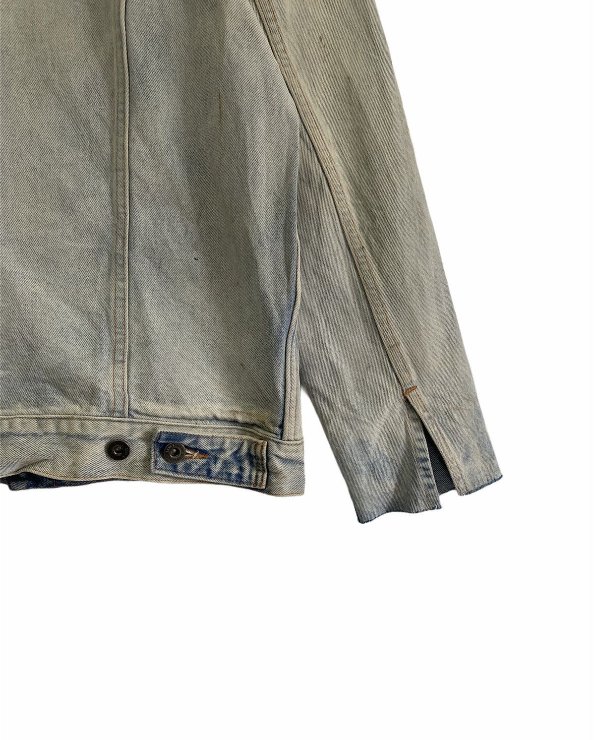 Levi's Made & Crafted 🔥Vintage 90s Levi’s Distressed Acid Dye Wash Denim Jacket Size US M / EU 48-50 / 2 - 10 Thumbnail
