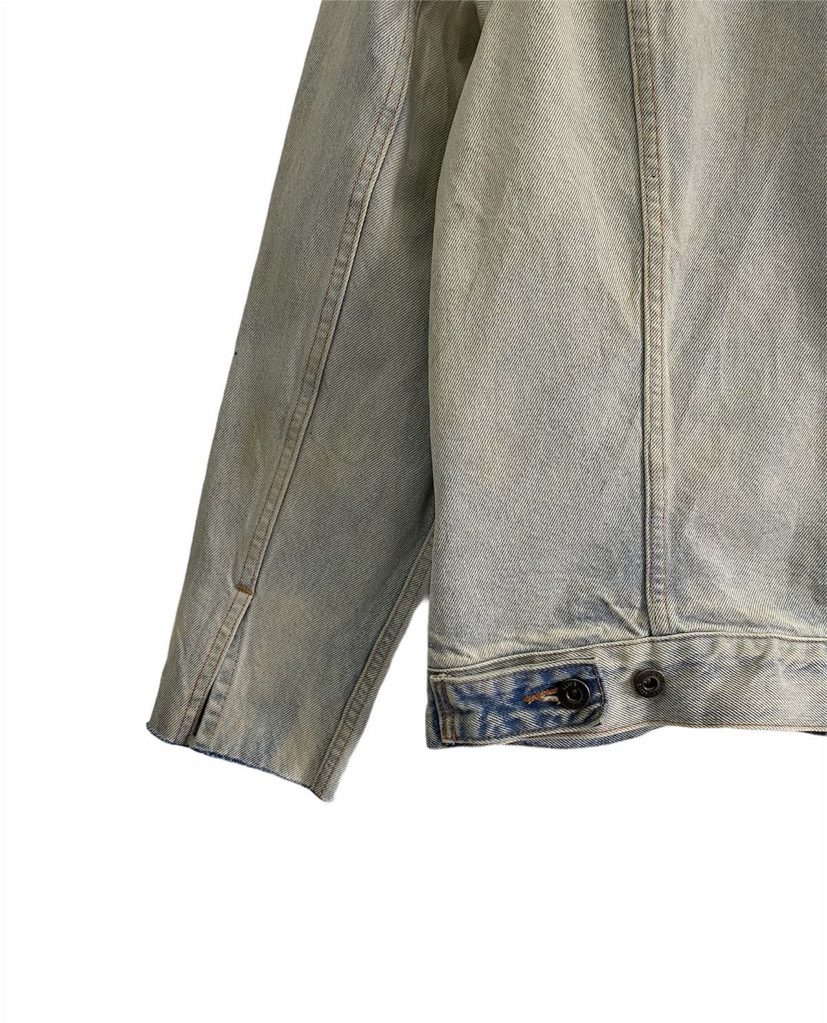 Levi's Made & Crafted 🔥Vintage 90s Levi’s Distressed Acid Dye Wash Denim Jacket Size US M / EU 48-50 / 2 - 11 Thumbnail