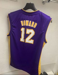 ADIDAS NBA LOS ANGELES LAKERS #12 HOWARD BASKETBALL JERSEY SIZE