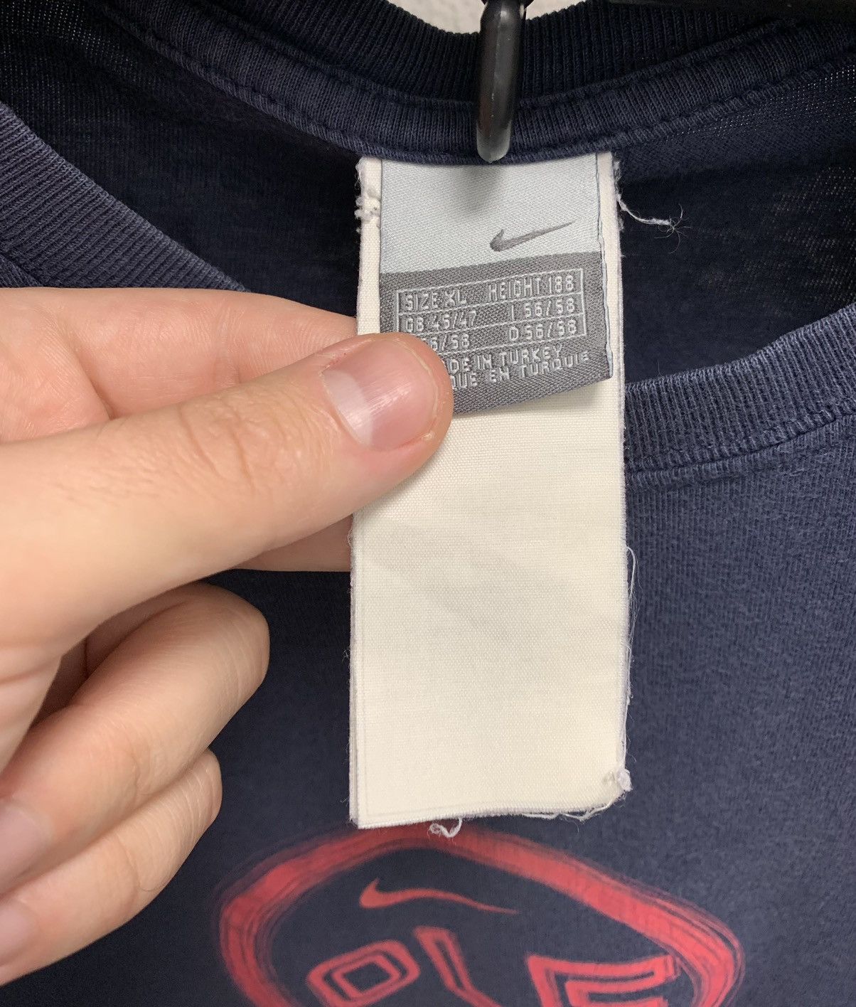Nike Nike vintage t-shirt central logo 90th can you heart ? Xl sz Size US XL / EU 56 / 4 - 3 Thumbnail