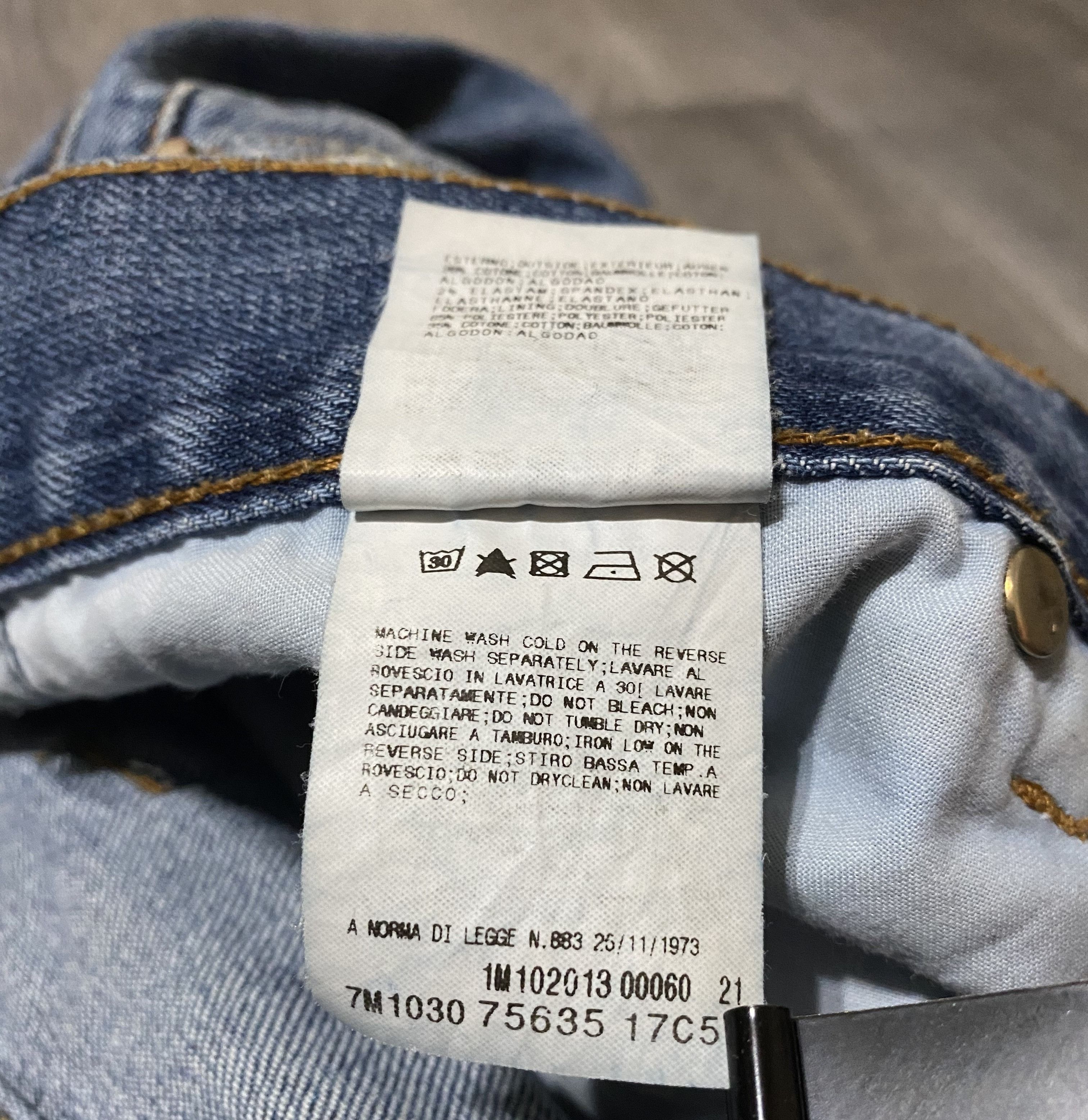 Pierre Balmain Pierre Balmain Paris Biker Jeans Distressed Patchwork Denim Size US 32 / EU 48 - 9 Thumbnail