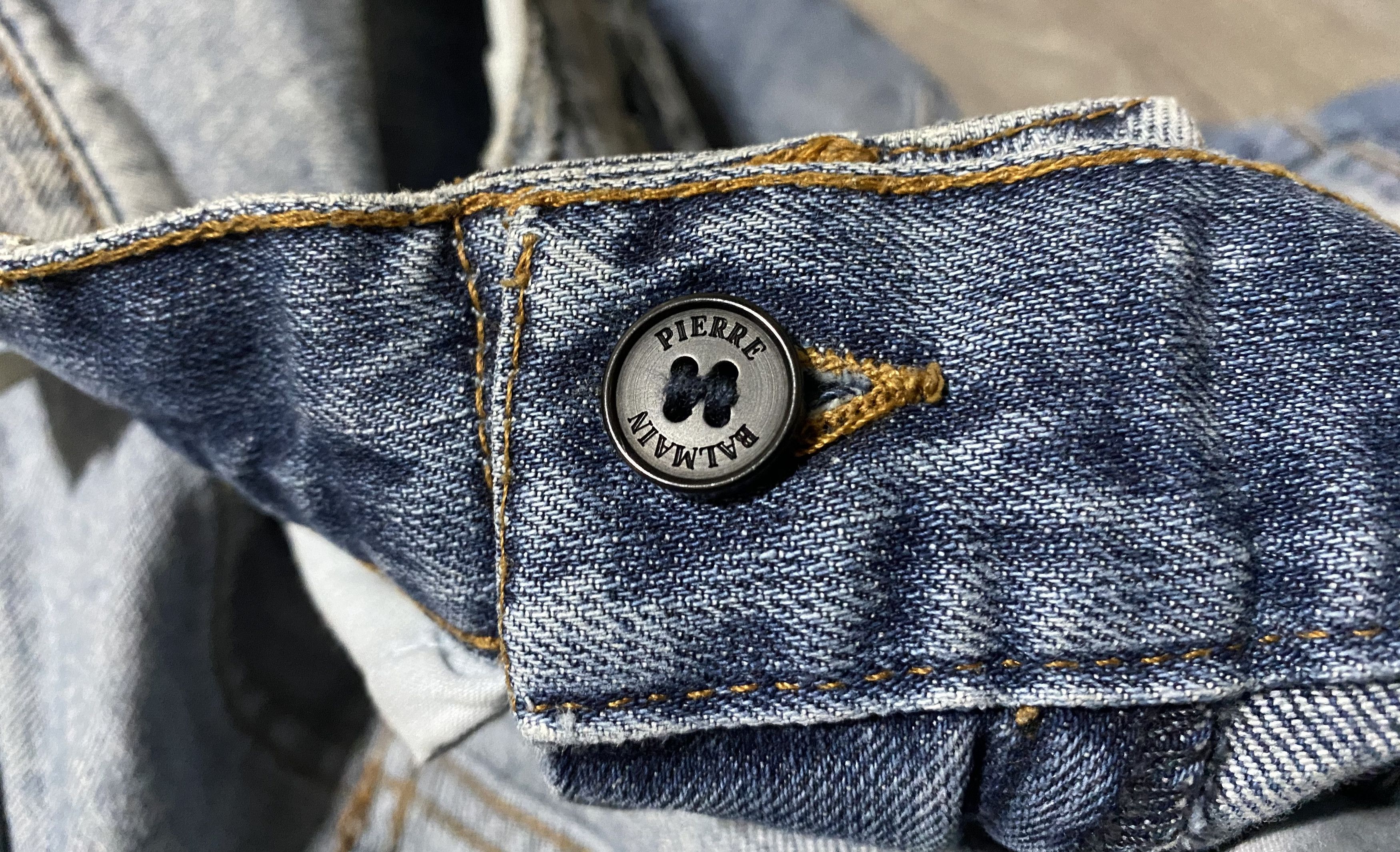 Pierre Balmain Pierre Balmain Paris Biker Jeans Distressed Patchwork Denim Size US 32 / EU 48 - 7 Thumbnail
