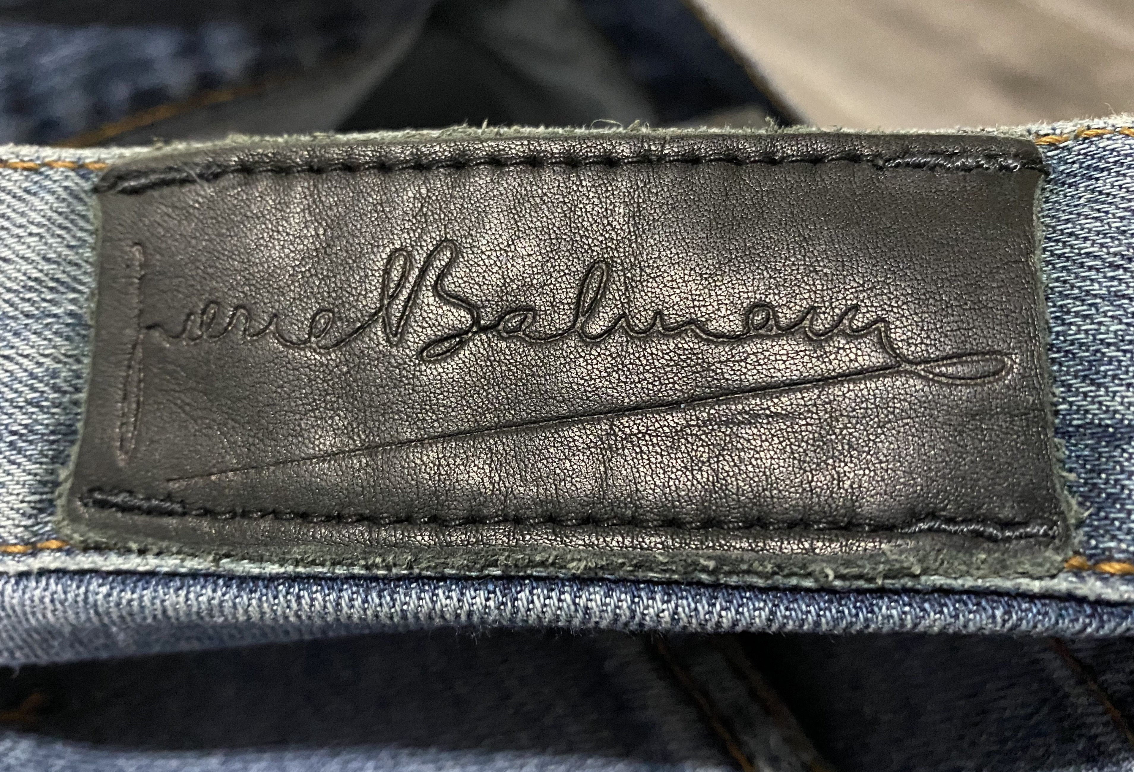 Pierre Balmain Pierre Balmain Paris Biker Jeans Distressed Patchwork Denim Size US 32 / EU 48 - 5 Thumbnail