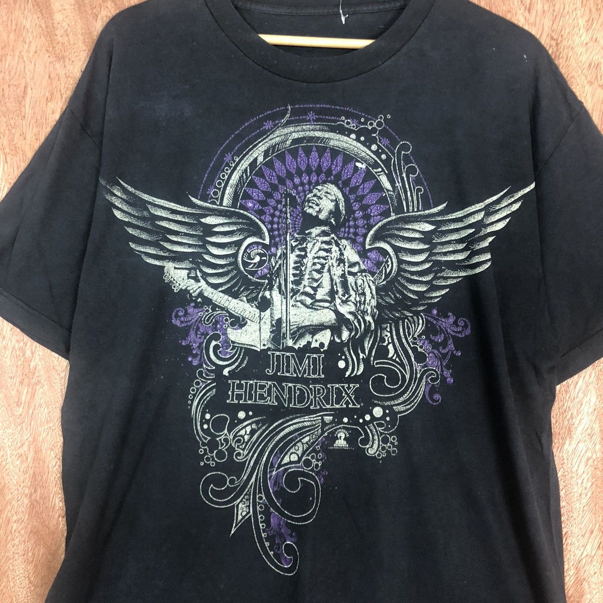 Band Tees DLL Jimi Hendrix faded vintage Short Sleeve Tshirt #1442 Size US XL / EU 56 / 4 - 6 Thumbnail