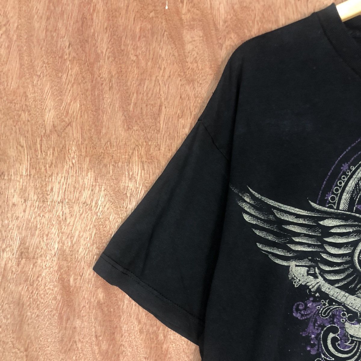 Band Tees DLL Jimi Hendrix faded vintage Short Sleeve Tshirt #1442 Size US XL / EU 56 / 4 - 5 Thumbnail