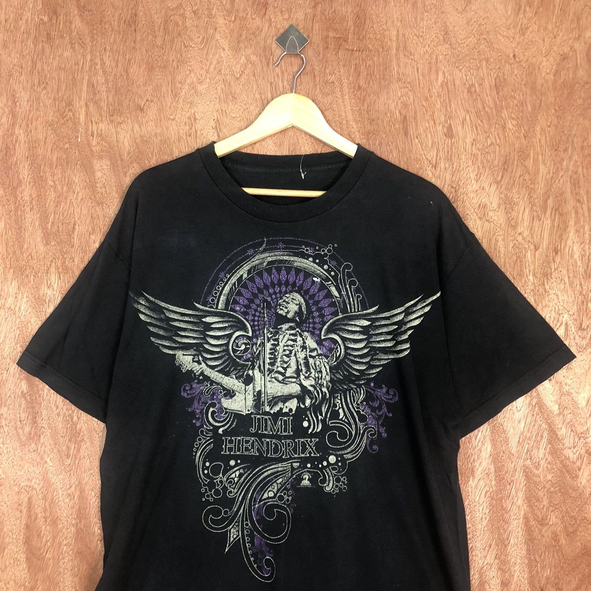 Band Tees DLL Jimi Hendrix faded vintage Short Sleeve Tshirt #1442 Size US XL / EU 56 / 4 - 2 Thumbnail