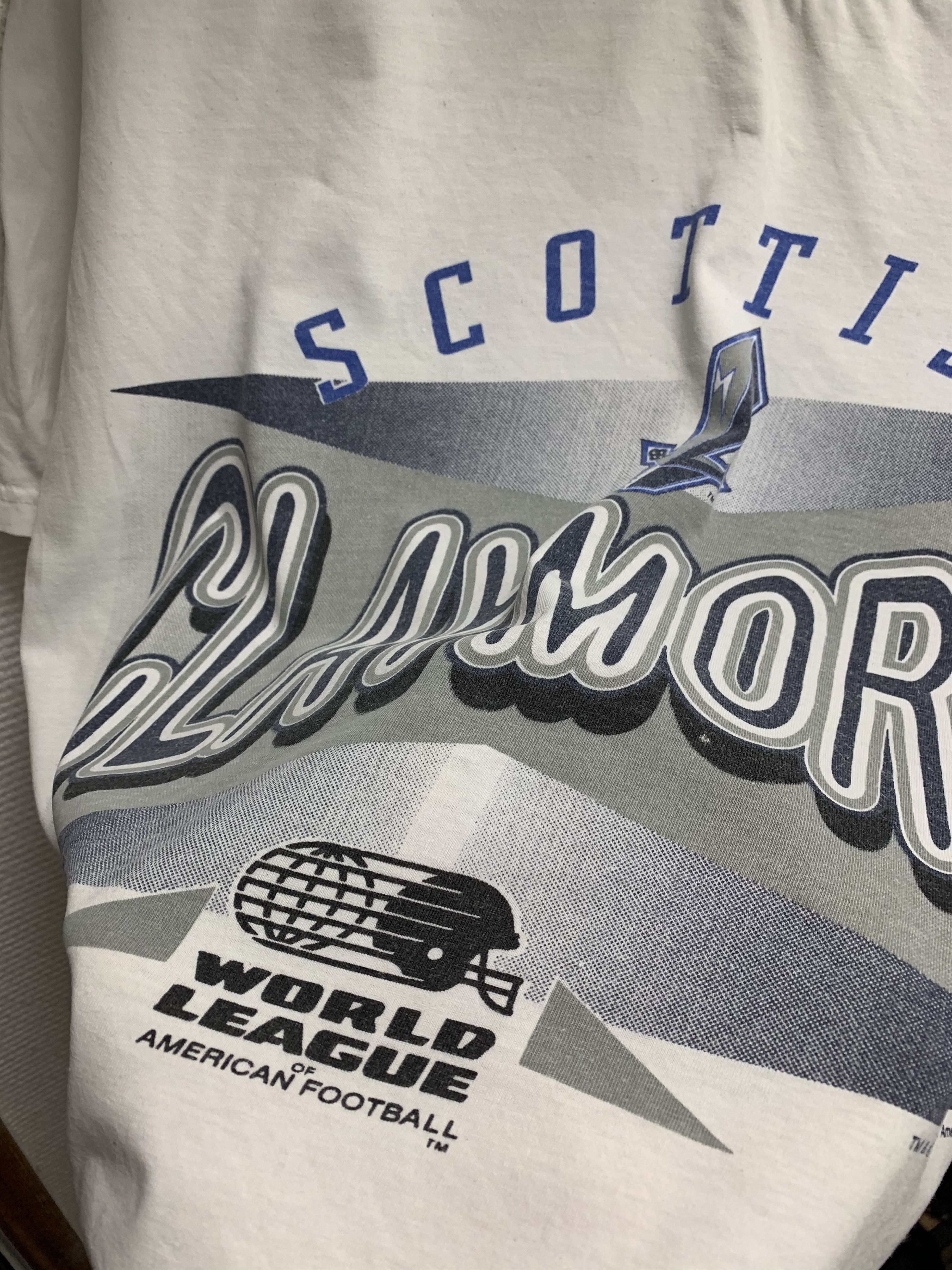 Reebok Scottish Claymores vintage Reebok t-shirt 1994 World CupXxl Size US XXL / EU 58 / 5 - 8 Thumbnail