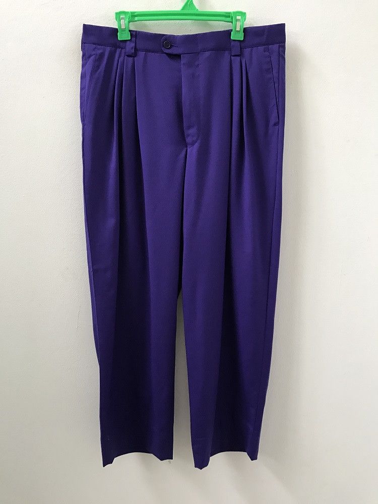 Luxury Designer Versace V2 Baggy Wider Blue Trouser Pant