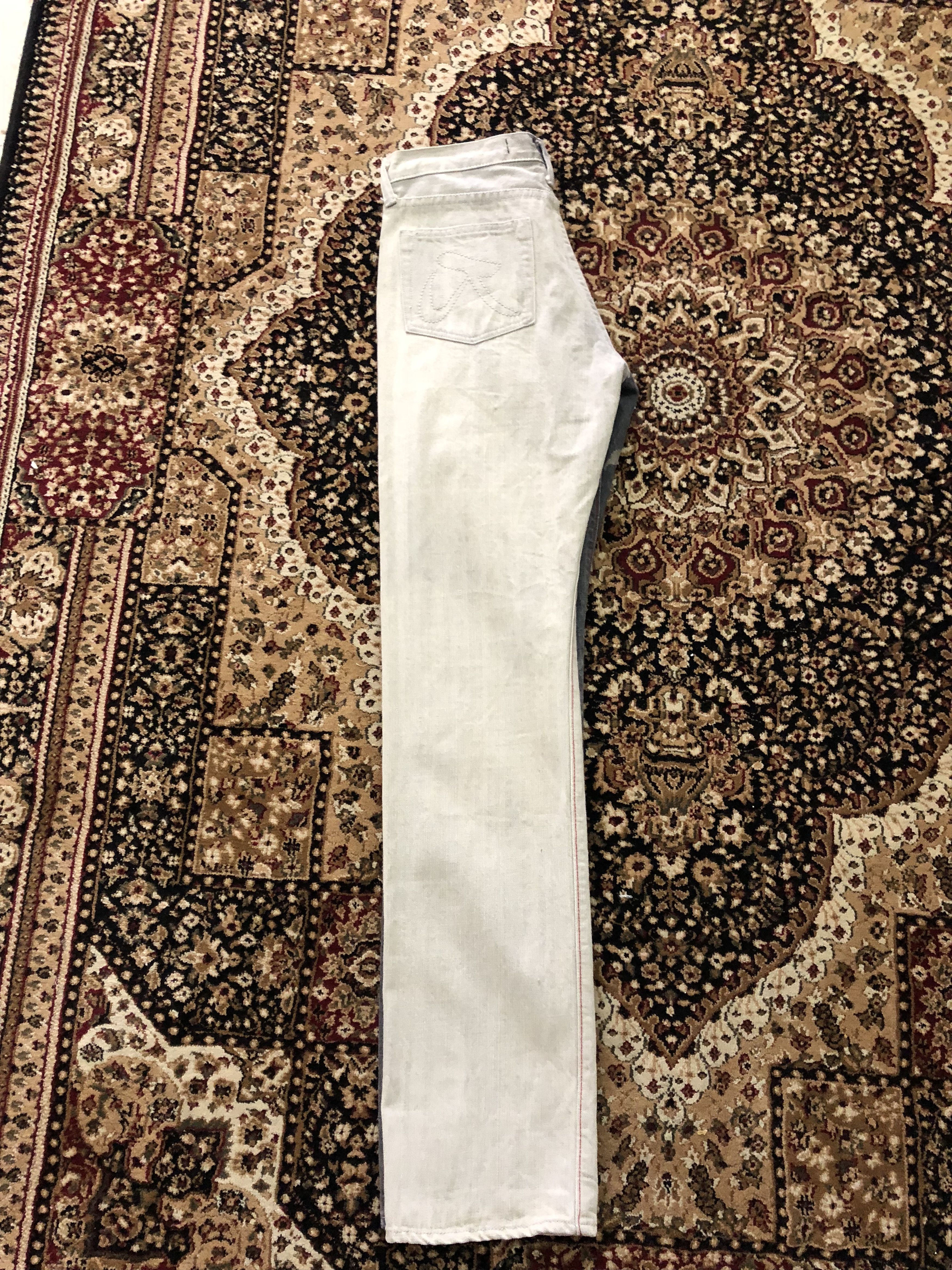 Japanese Brand KIMURAYA Made in Japan Two Tones Bleached Style Denim Jeans Size US 29 - 5 Thumbnail