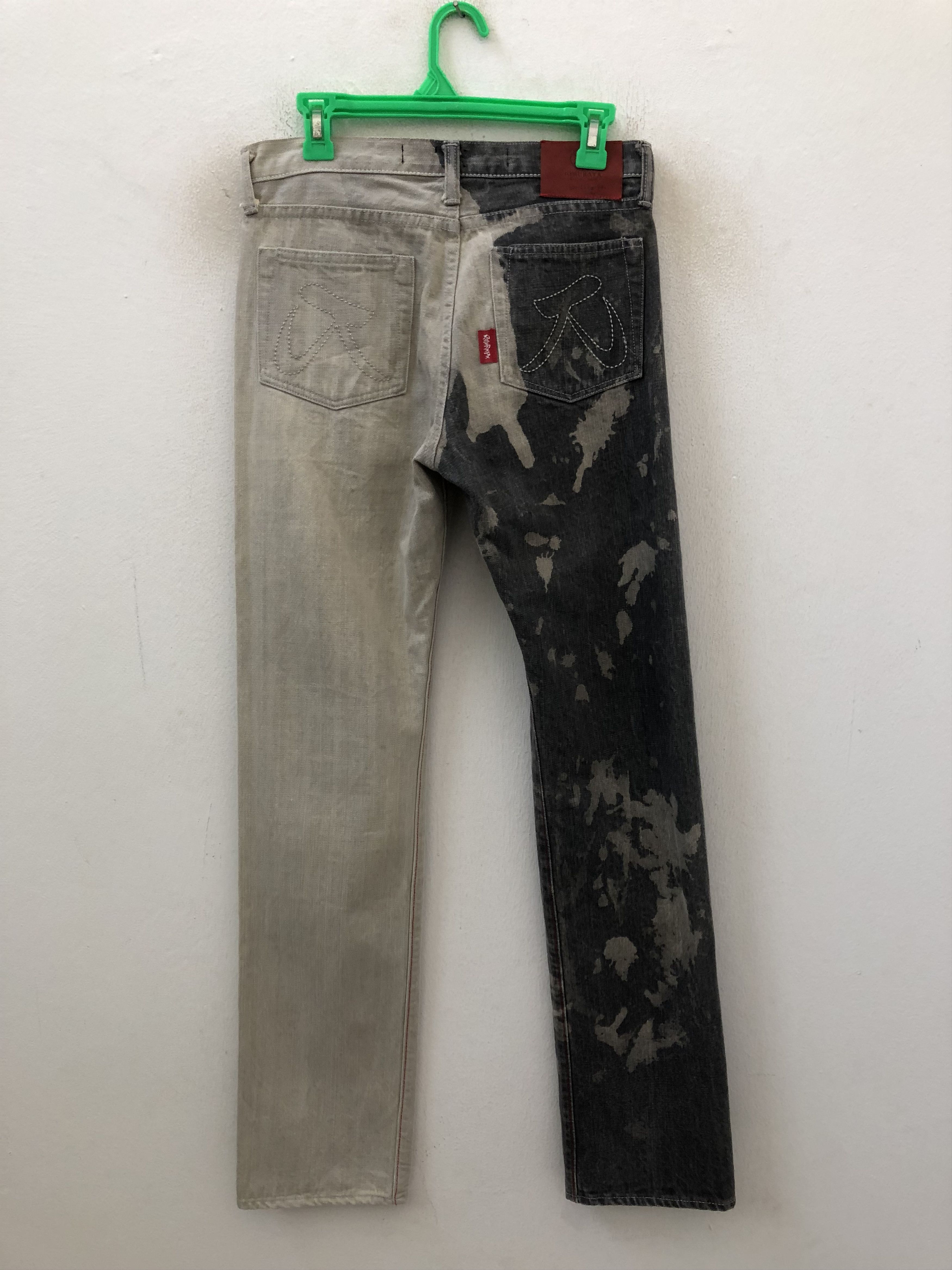 Japanese Brand KIMURAYA Made in Japan Two Tones Bleached Style Denim Jeans Size US 29 - 10 Thumbnail