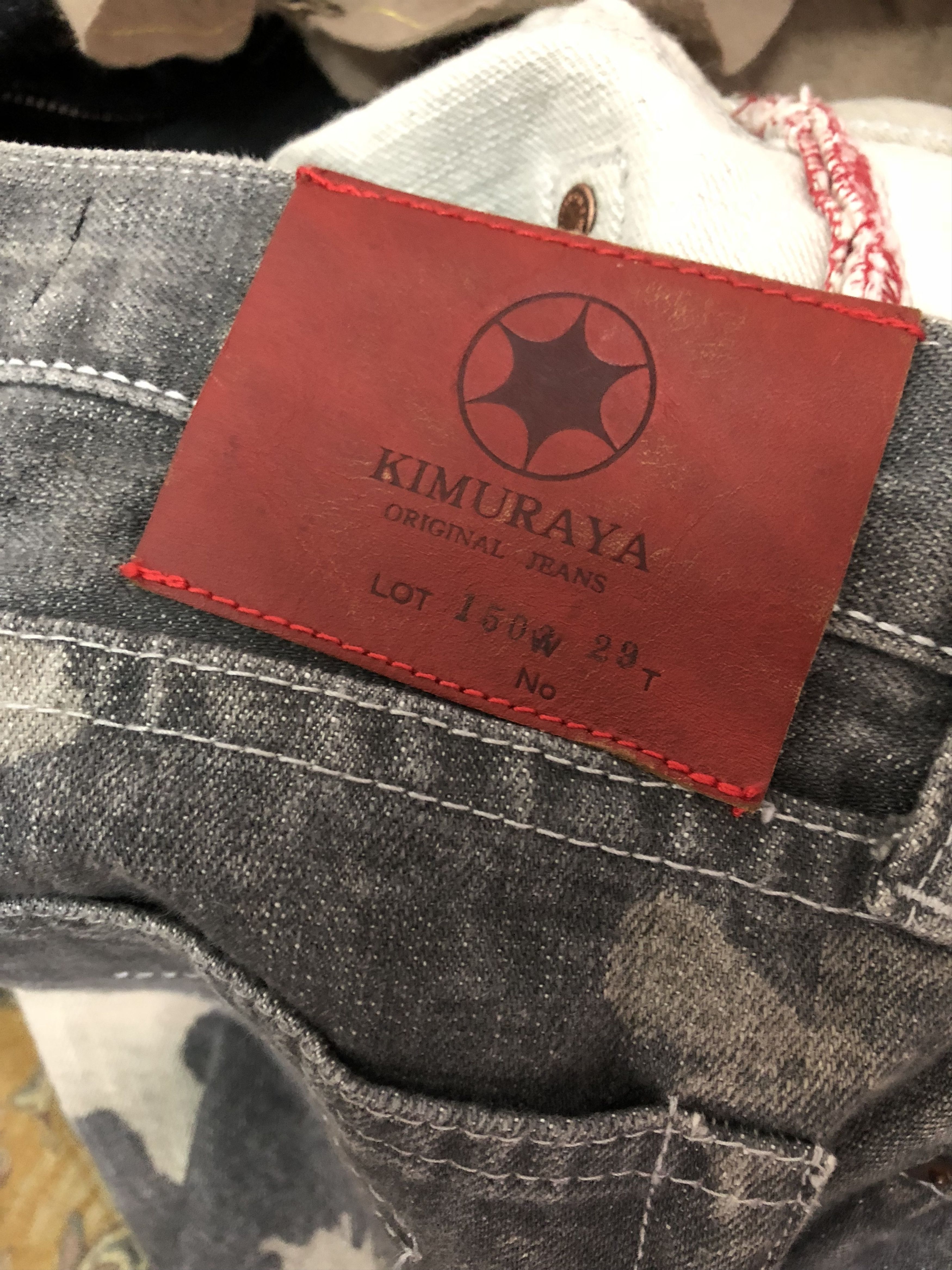 Japanese Brand KIMURAYA Made in Japan Two Tones Bleached Style Denim Jeans Size US 29 - 16 Thumbnail