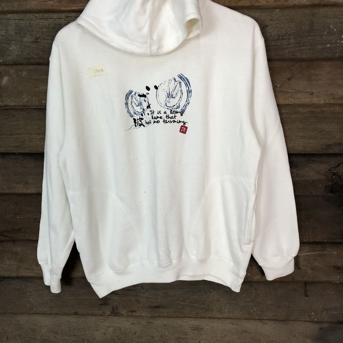 Japanese Brand × Vintage Japanese Brand White Hoodie #136B Size US M / EU 48-50 / 2 - 3 Thumbnail