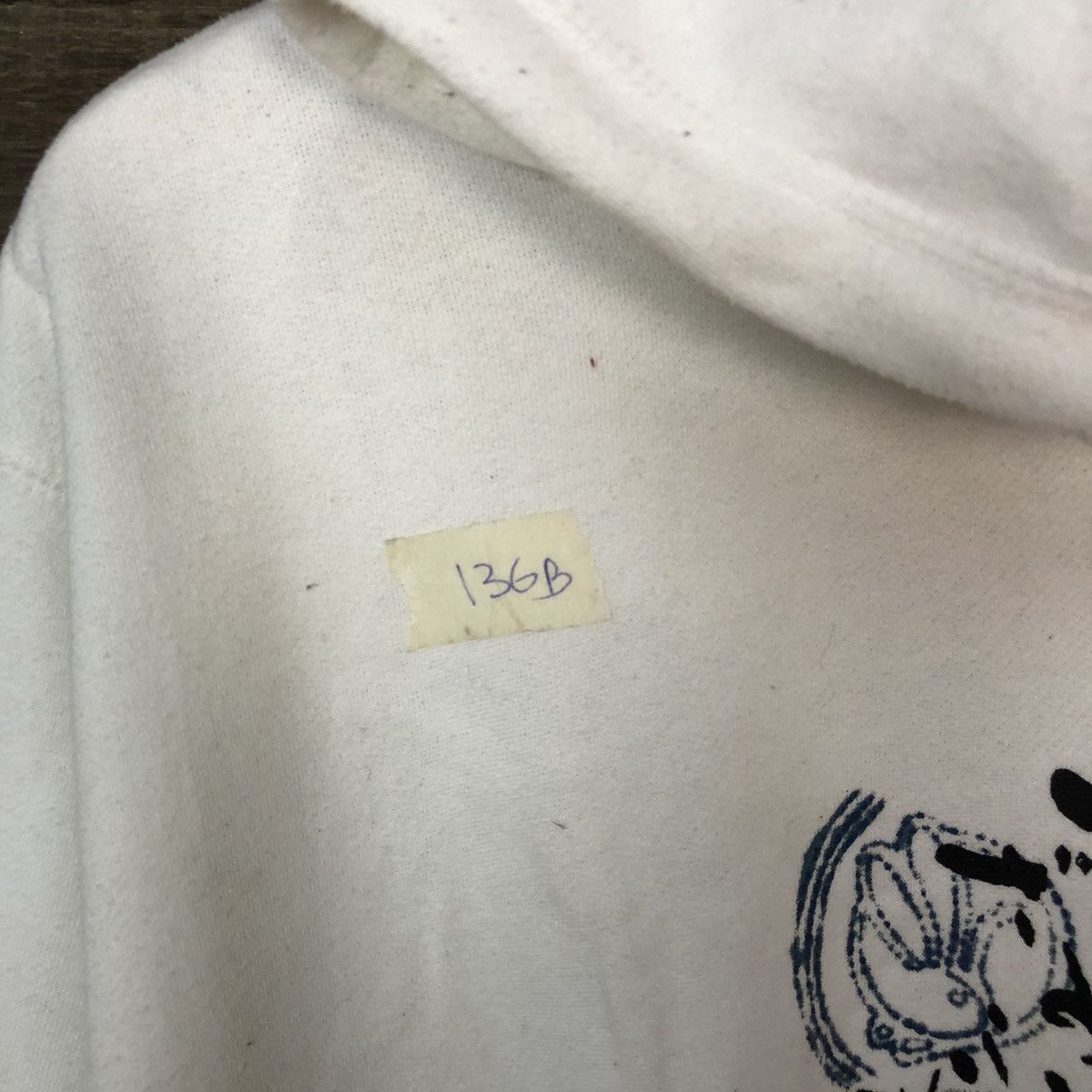 Japanese Brand × Vintage Japanese Brand White Hoodie #136B Size US M / EU 48-50 / 2 - 7 Thumbnail
